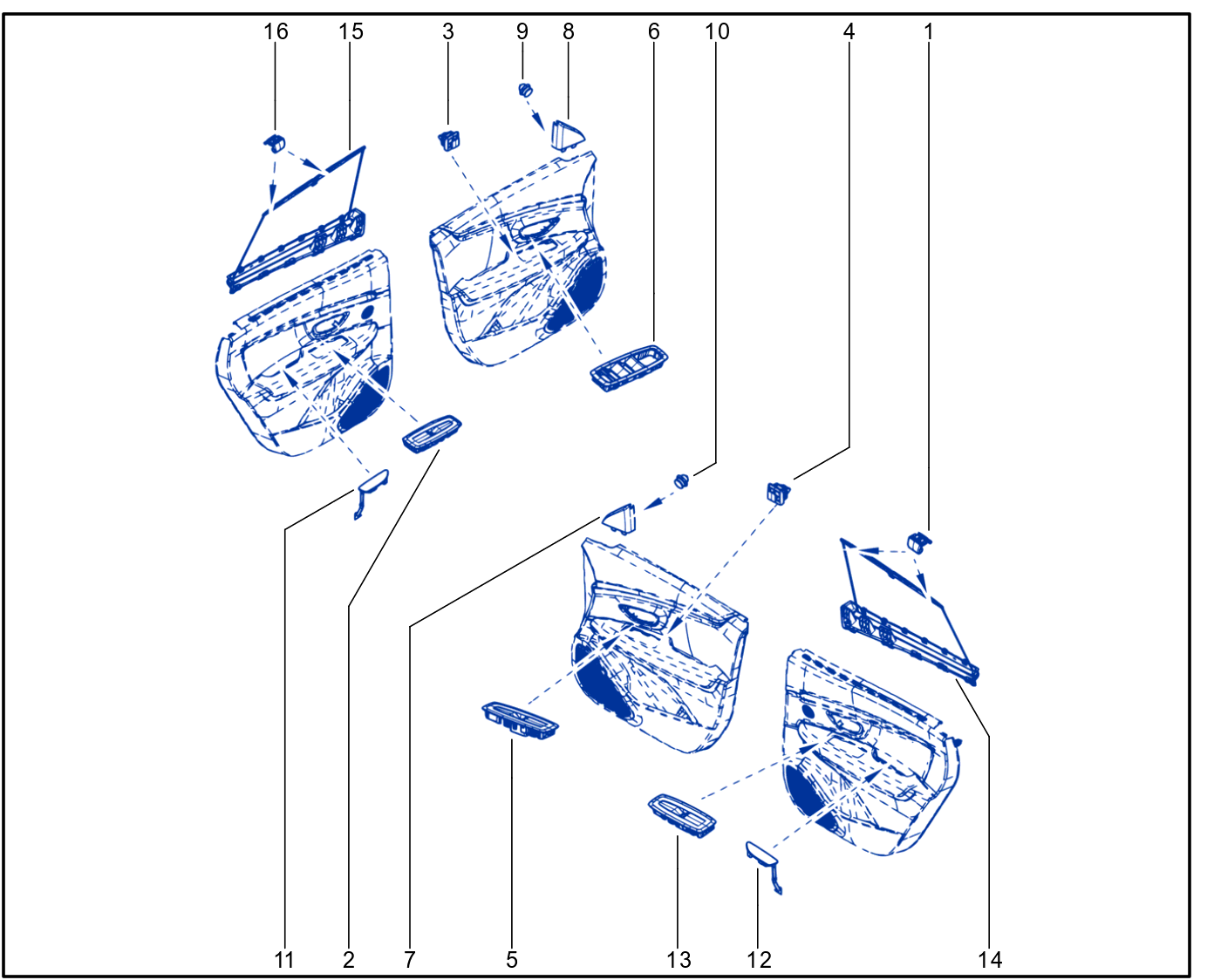 Side Opening Element Trim - 01090415