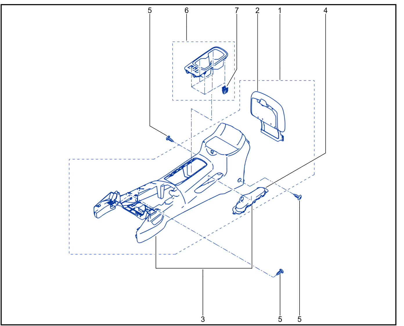 Centre Console - 01090488
