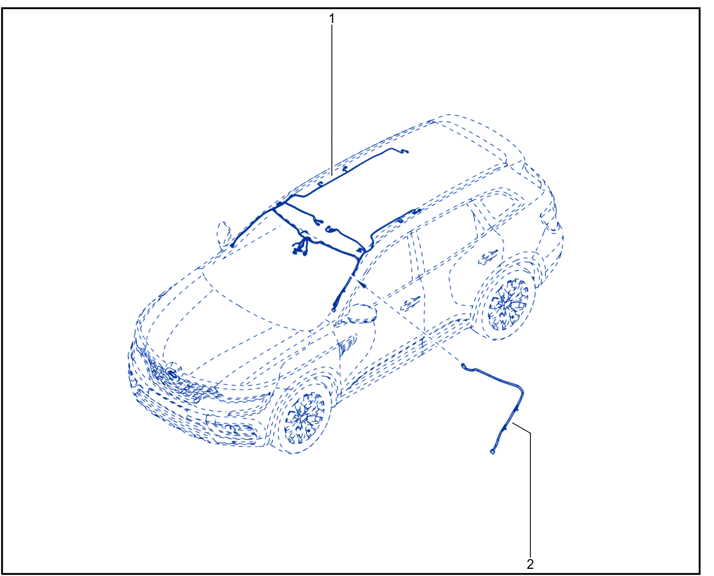 Wiring - Passenger Compartment Components - 01090536