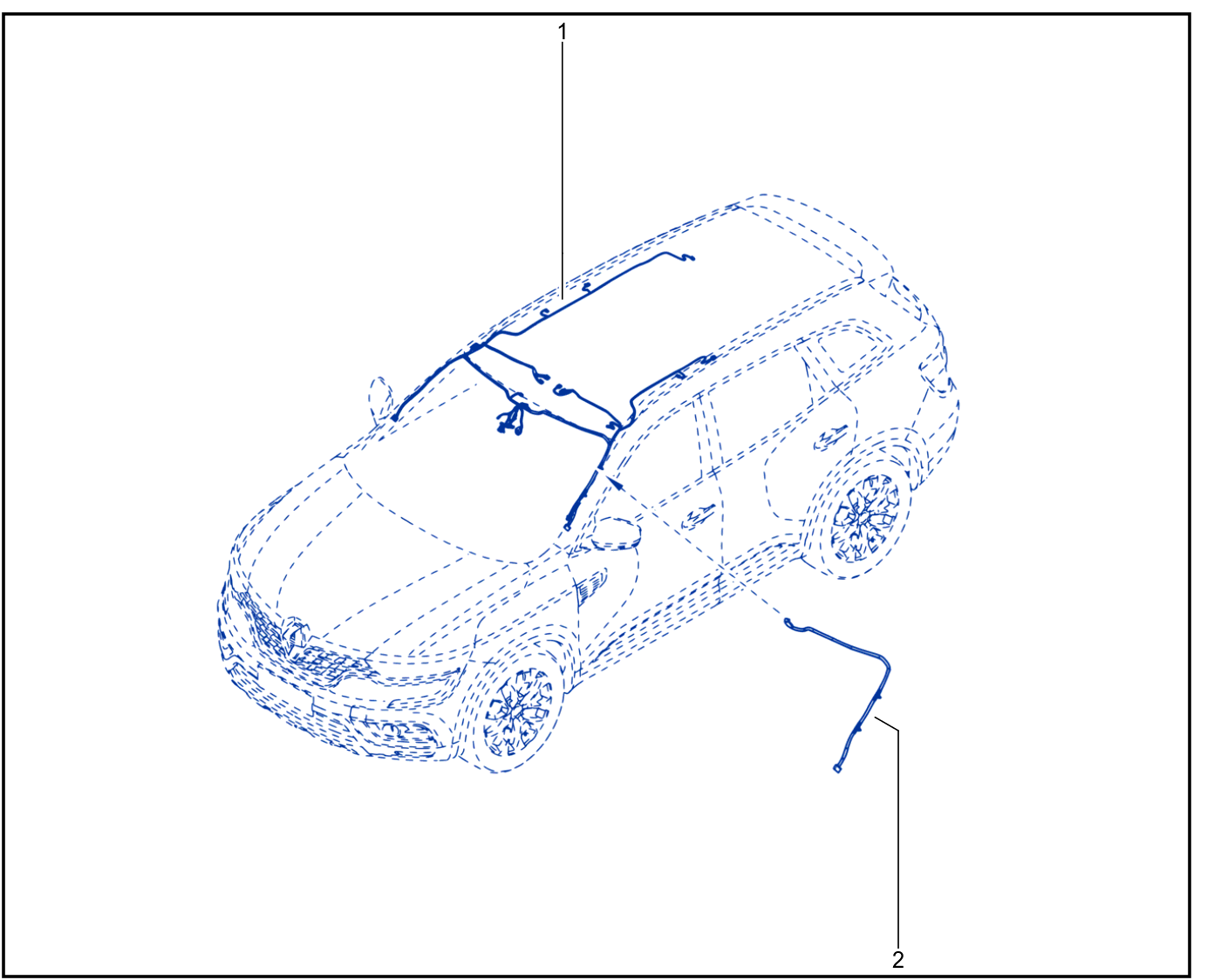 Wiring - Passenger Compartment Components - 01090583