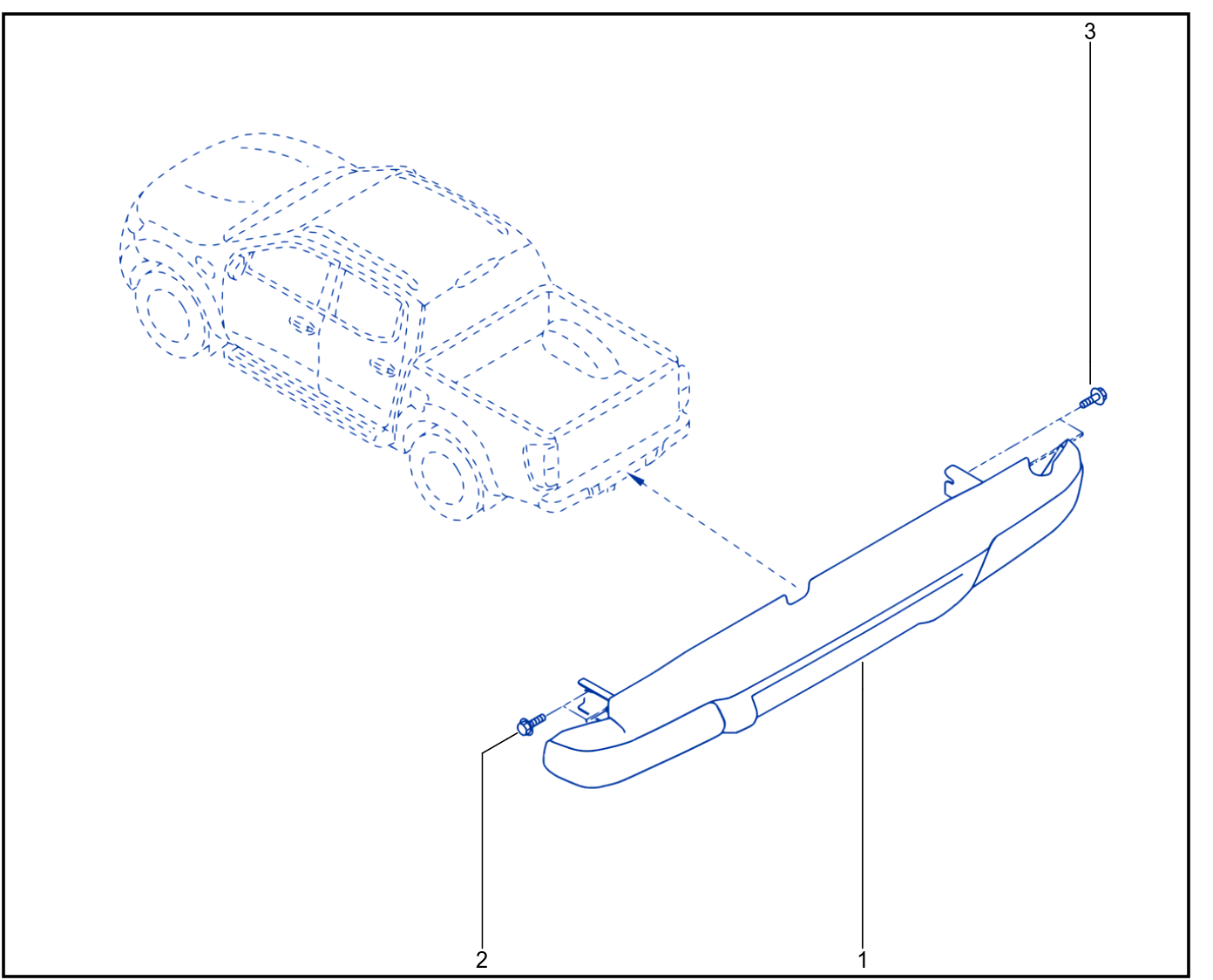 Rear Bumper - 01090585