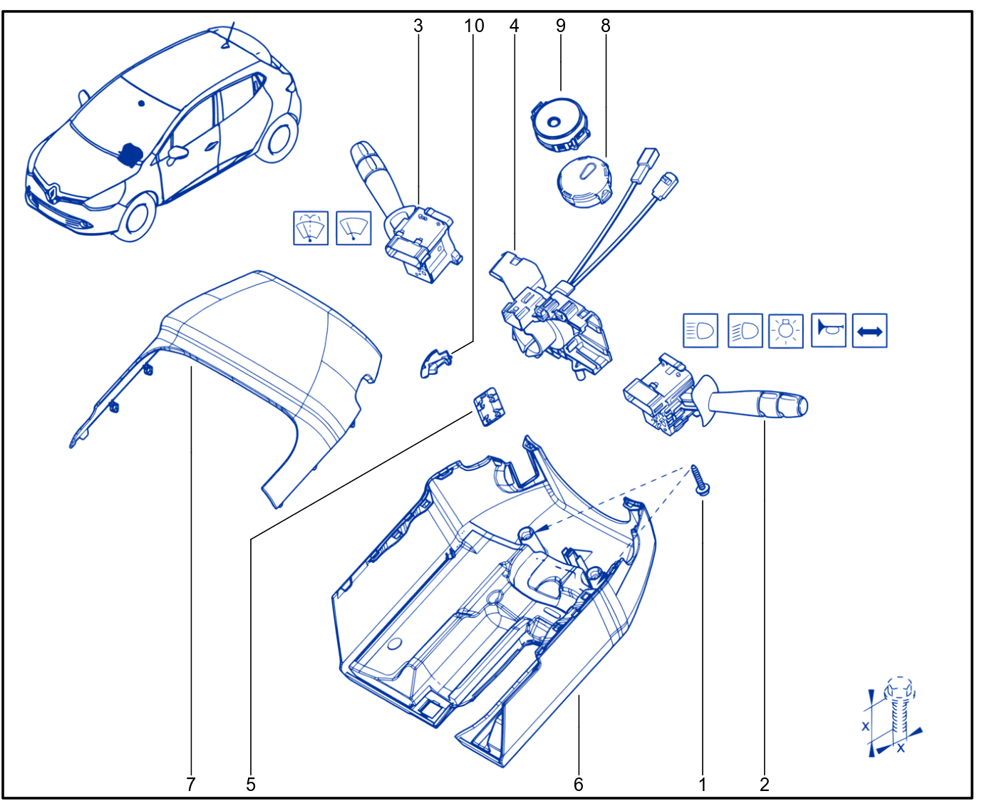 Steering Wheel Control - 01090599