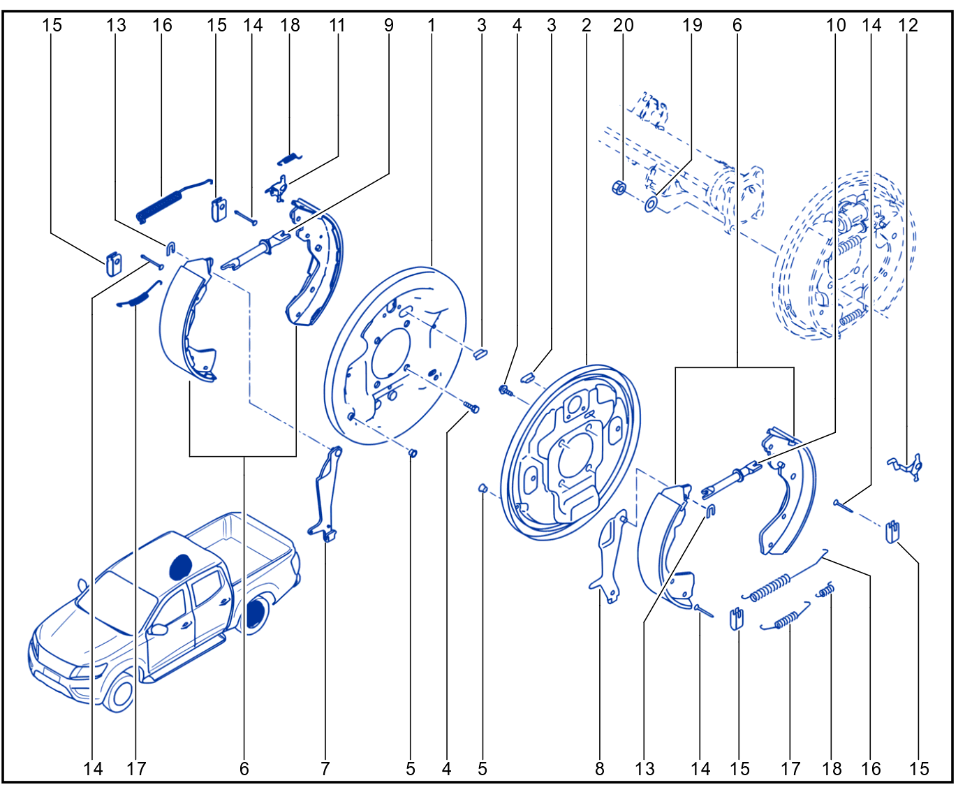 Rear Brake - 01090658