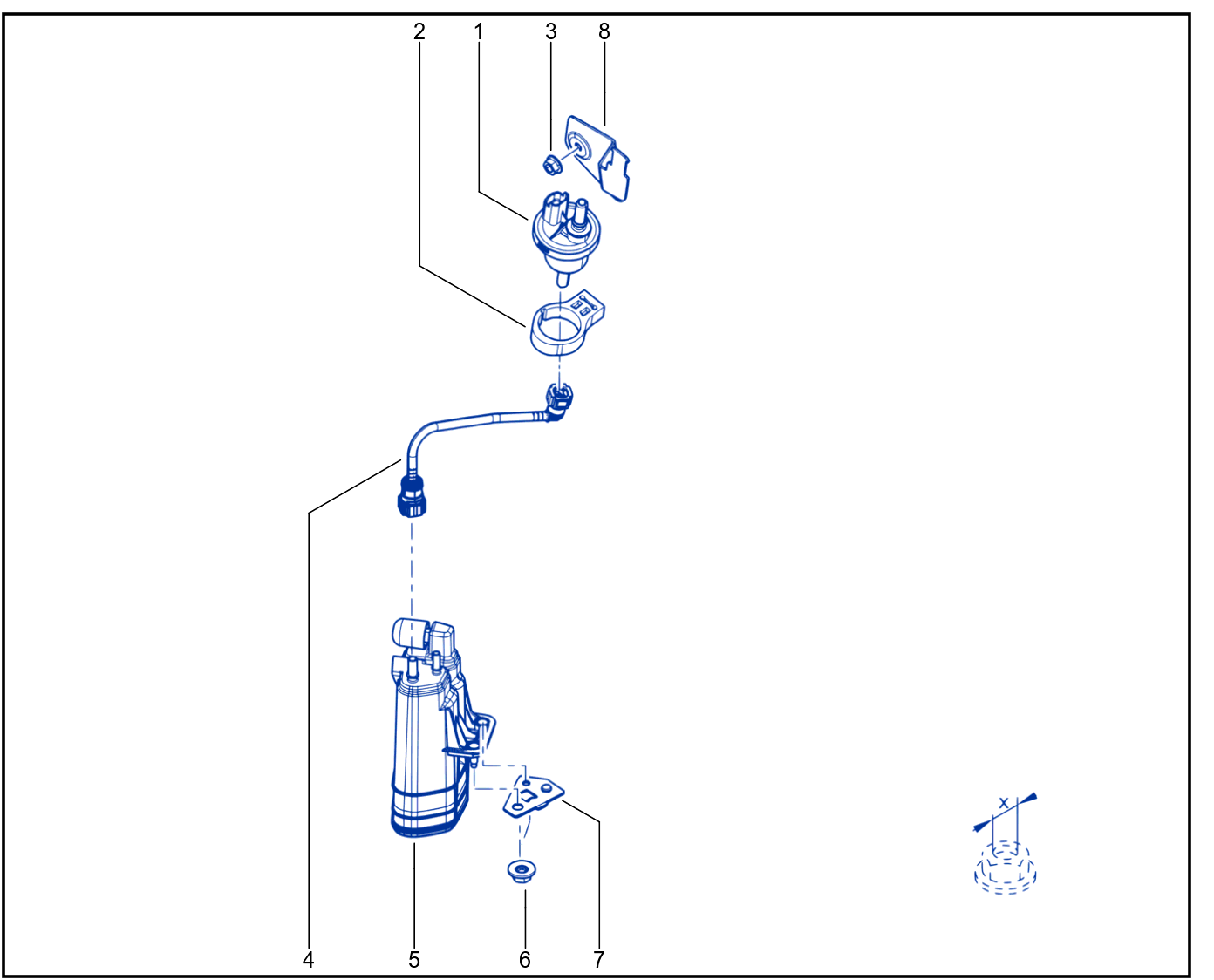 Fuel Vapour Recirculation - 01090692