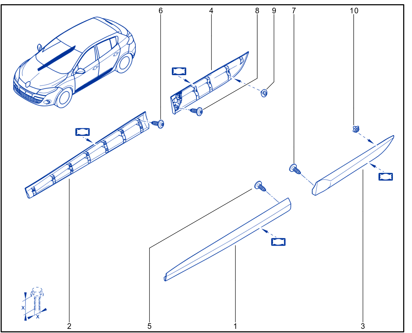 Protection Strip - Trim - 01090868