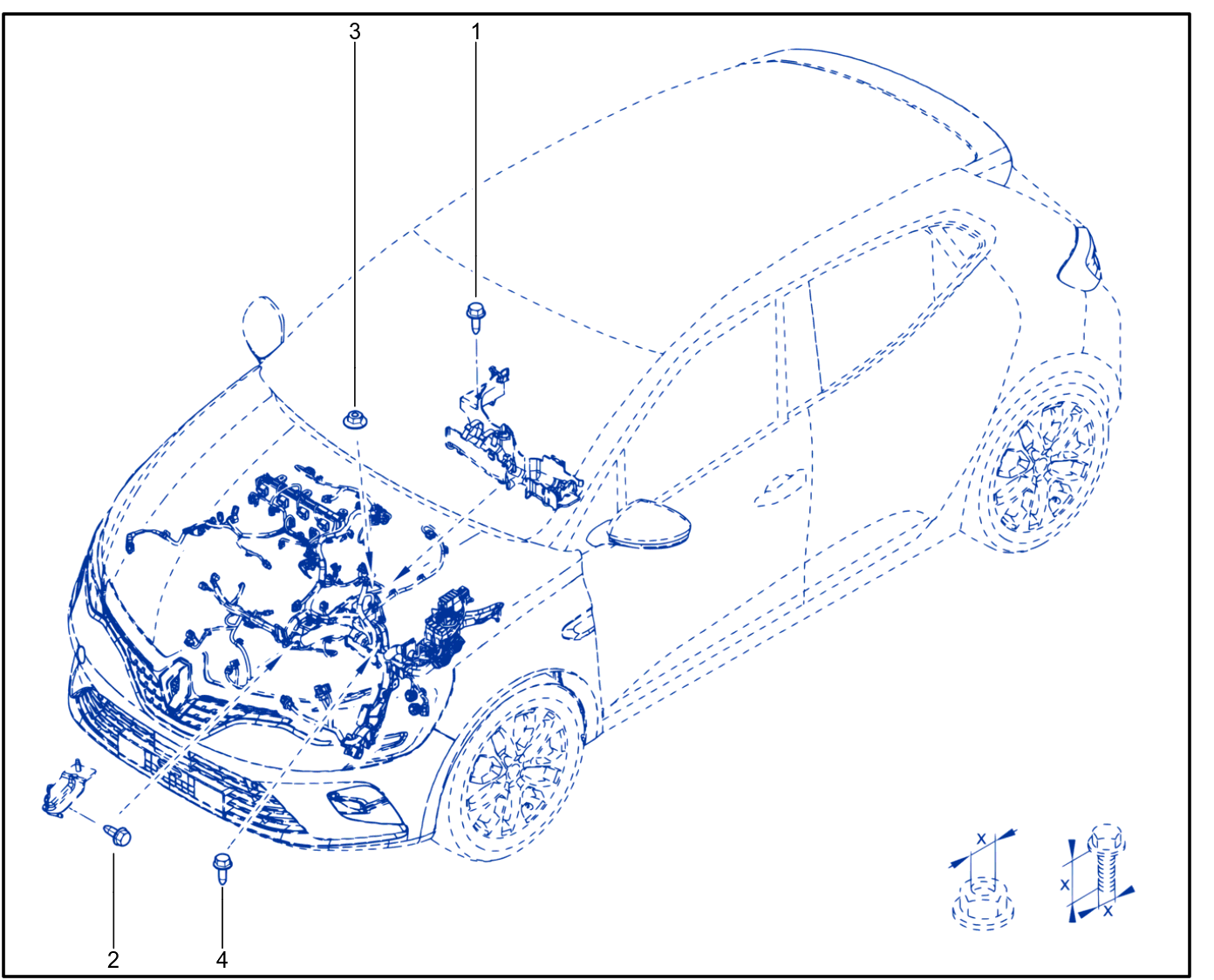 Wiring - Engine Components - 01090916