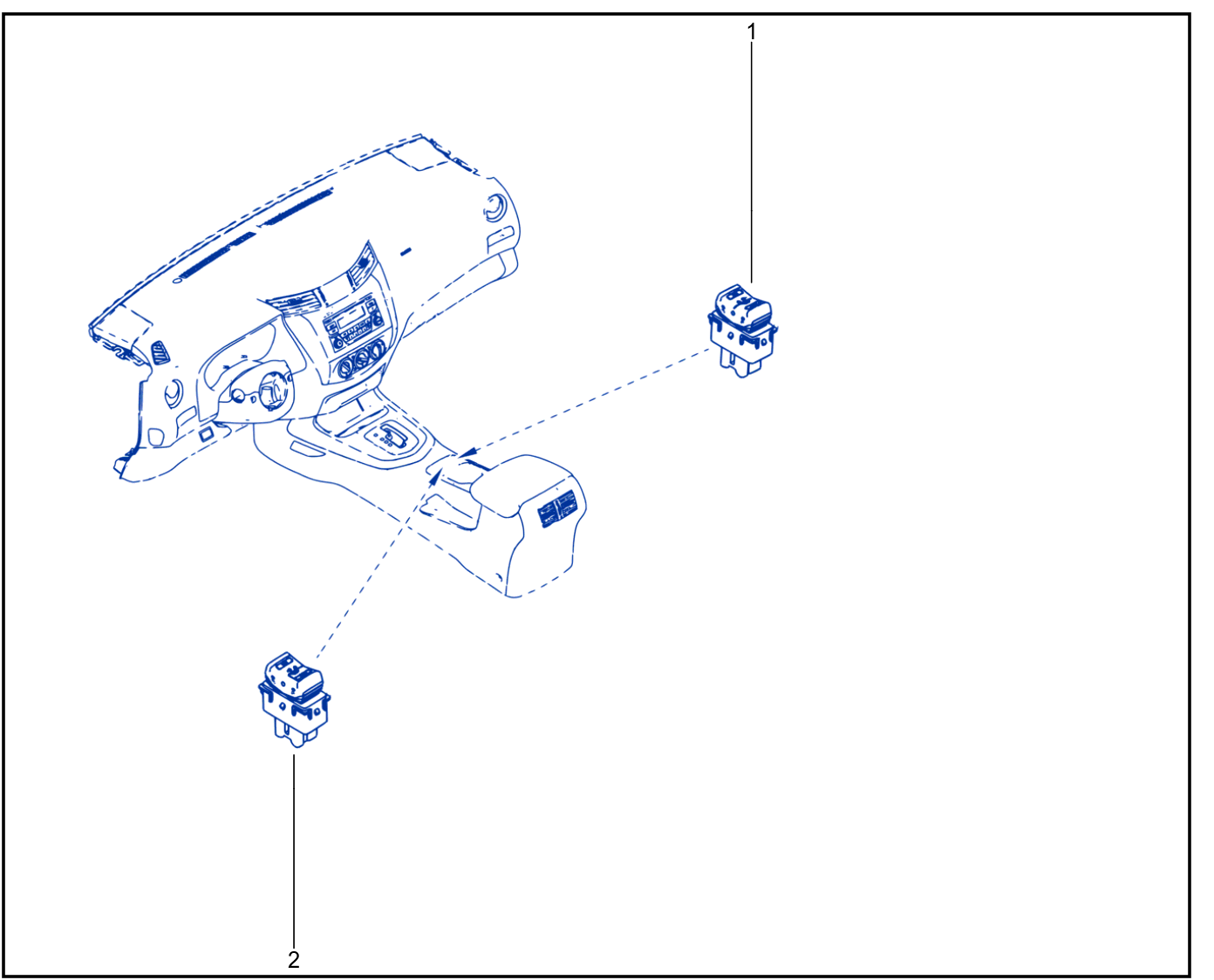Housing - Switch - Wiring - 01091005