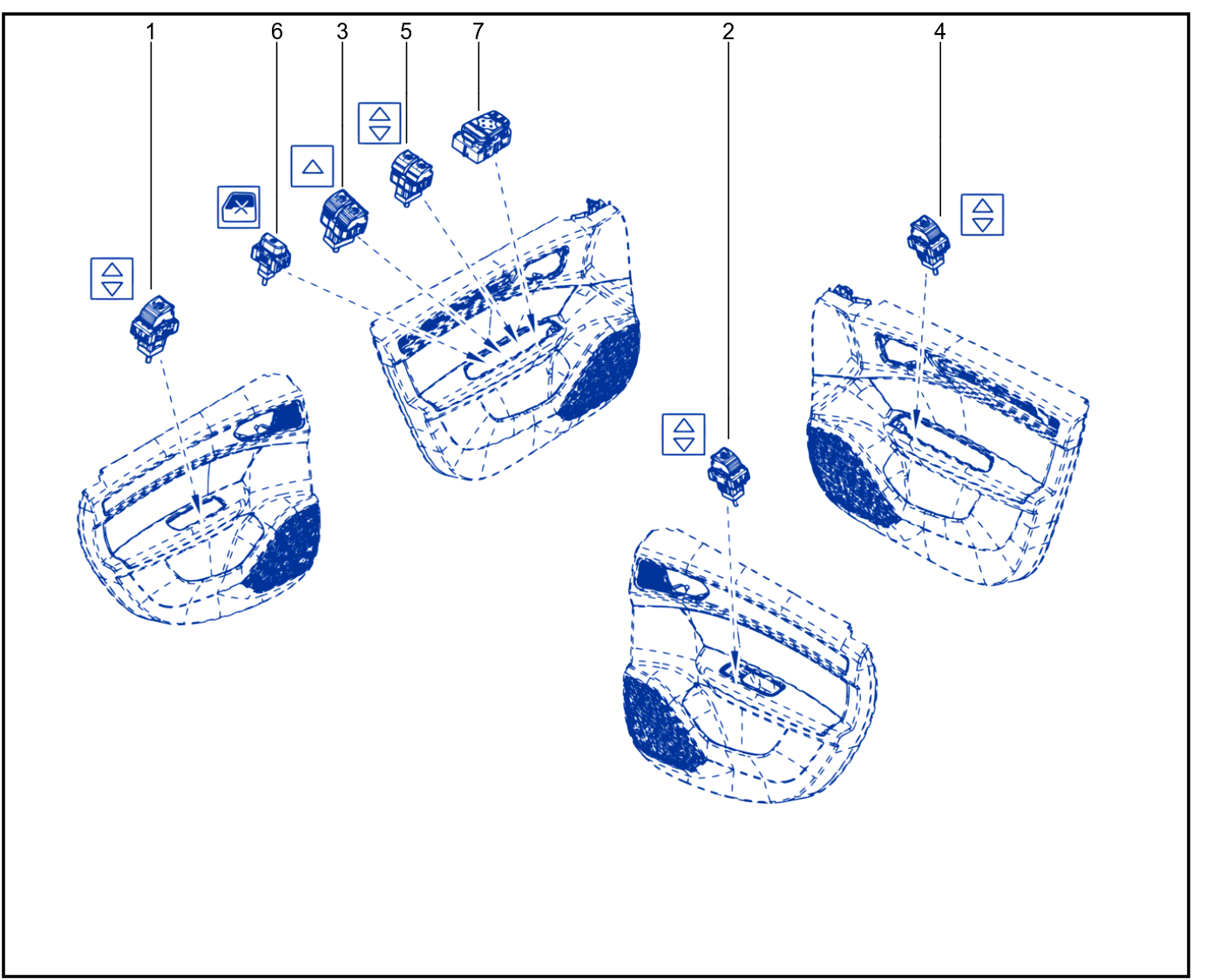 Control On Side Opening Elements - 01091013