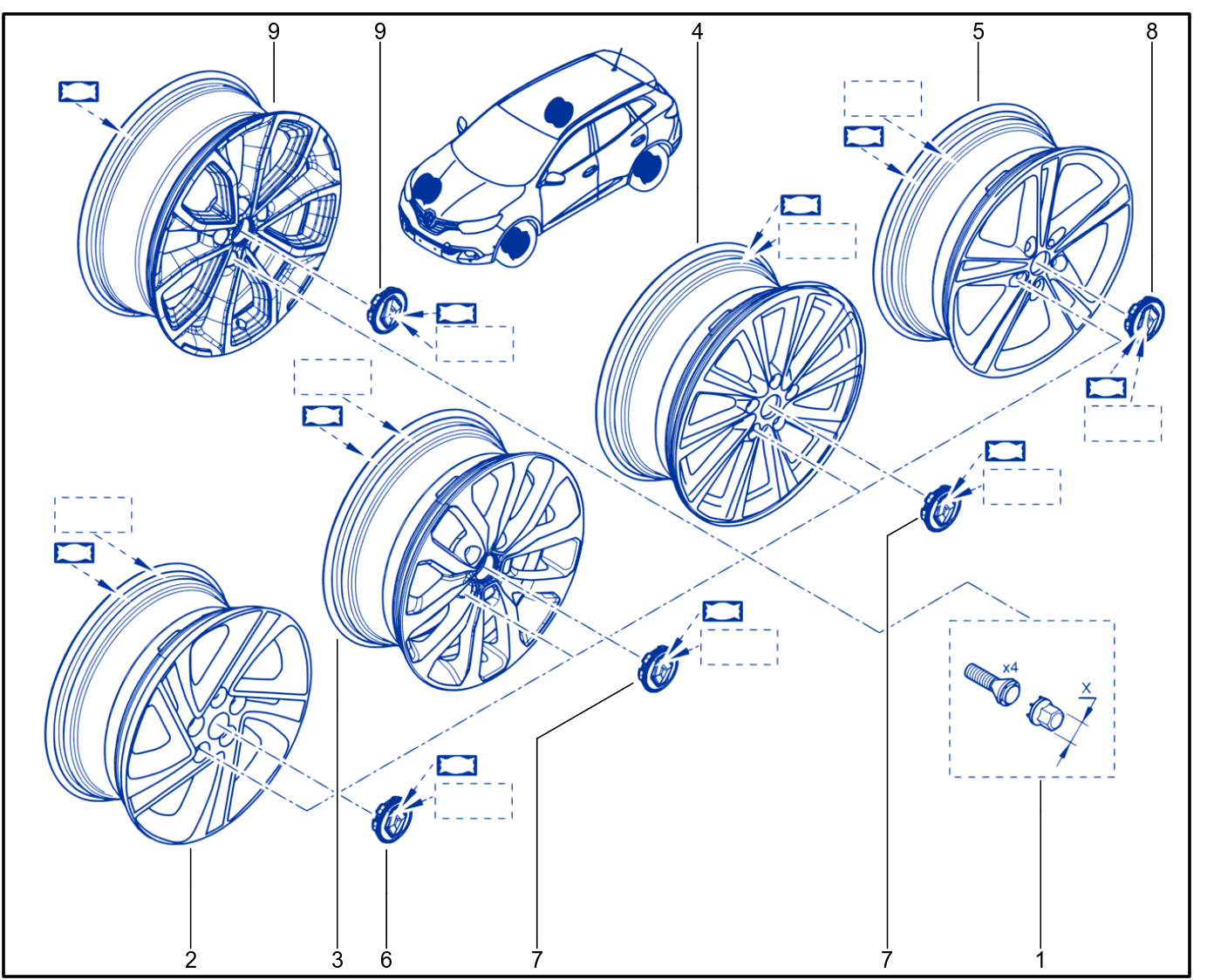 Wheel Nut - 01091112