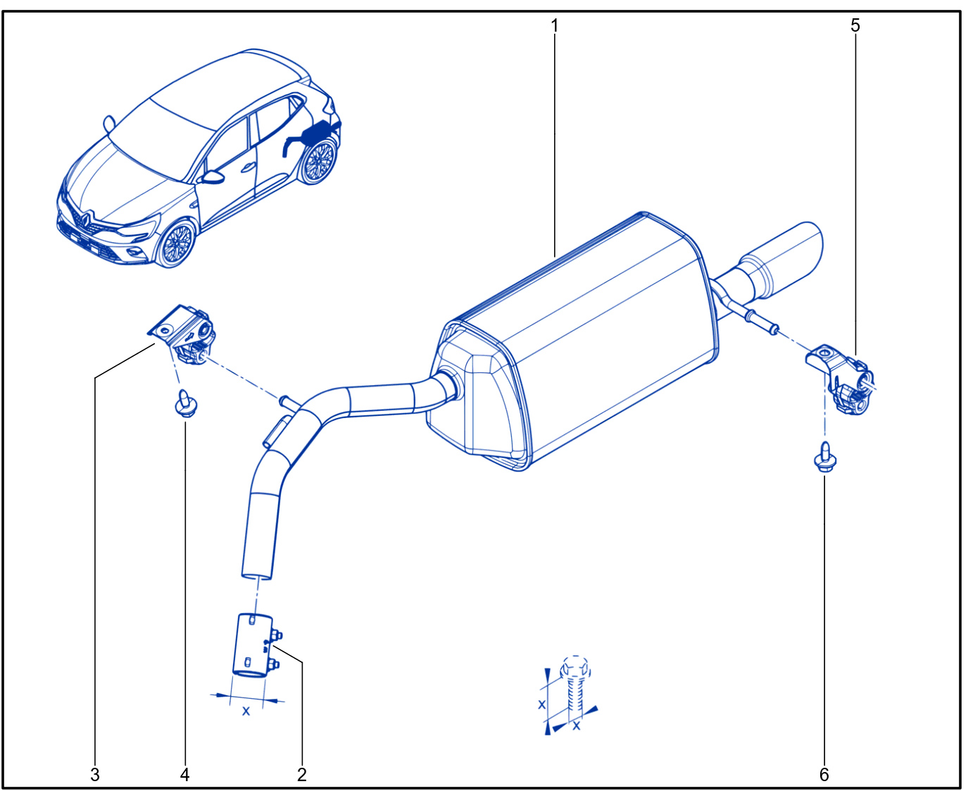 Exhaust Pipe - 01091136