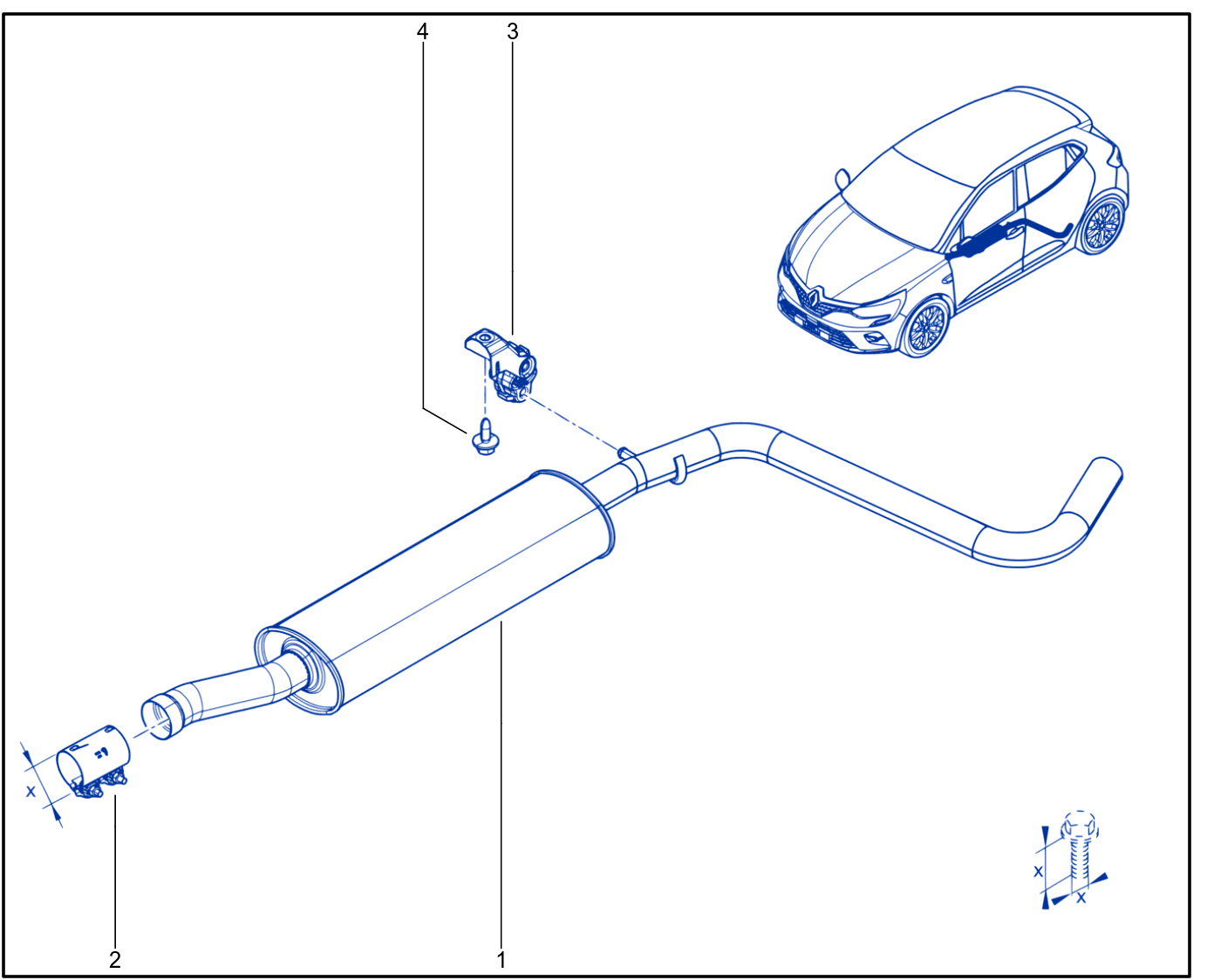 Exhaust Pipe - 01091137