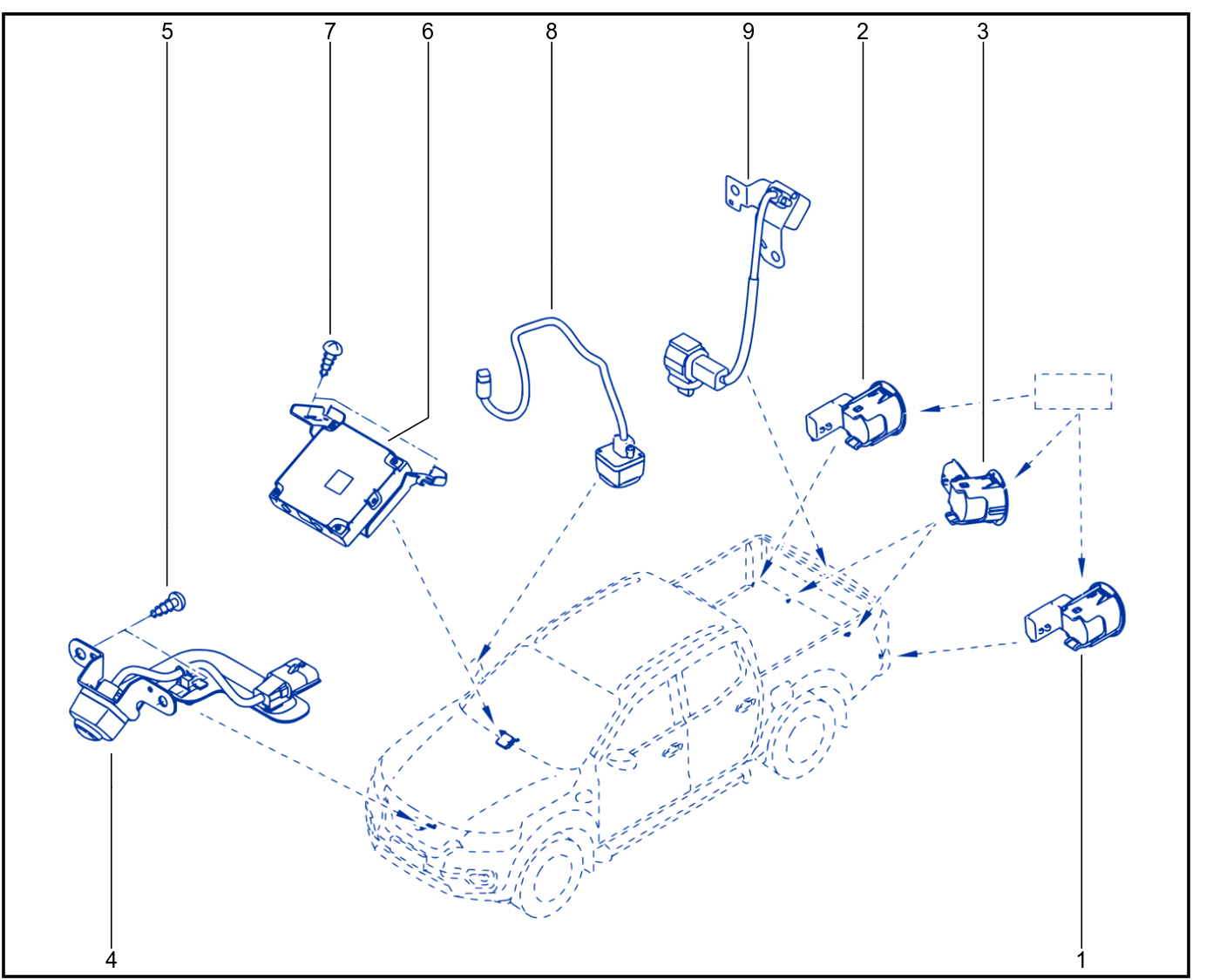 Parking Distance Control - 01091189