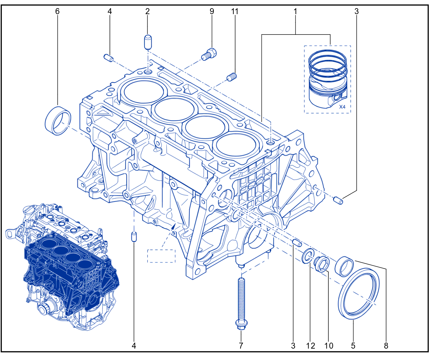 Cylinder Block - 01091213