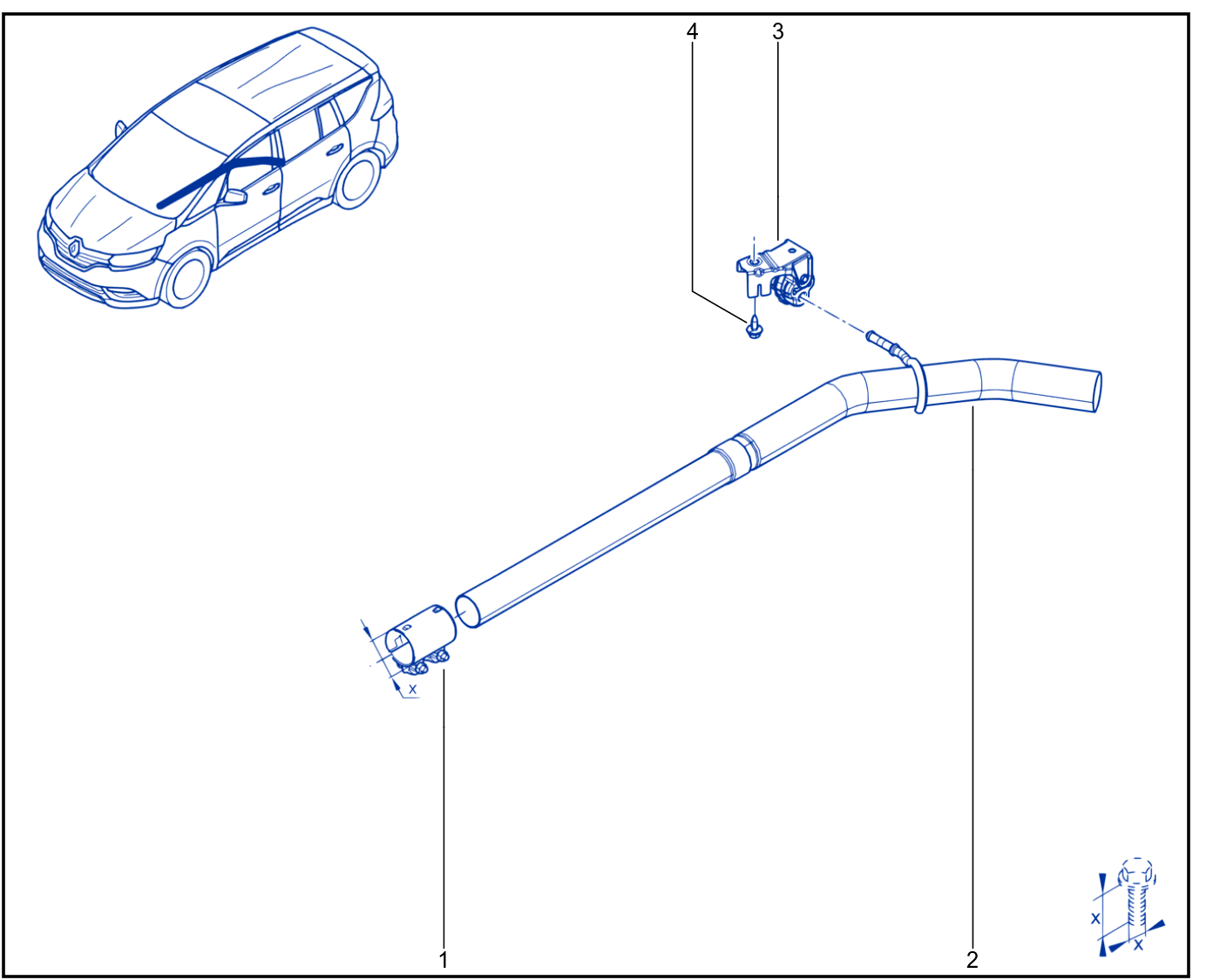 Exhaust Pipe - 01091218
