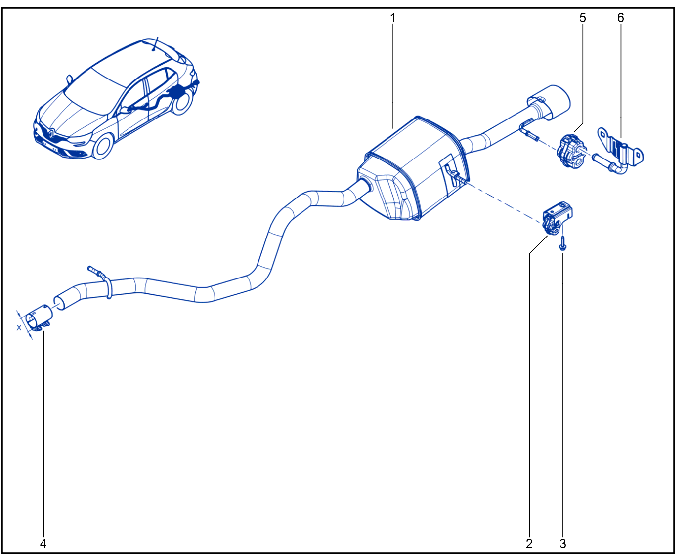 Exhaust Pipe - 01091246