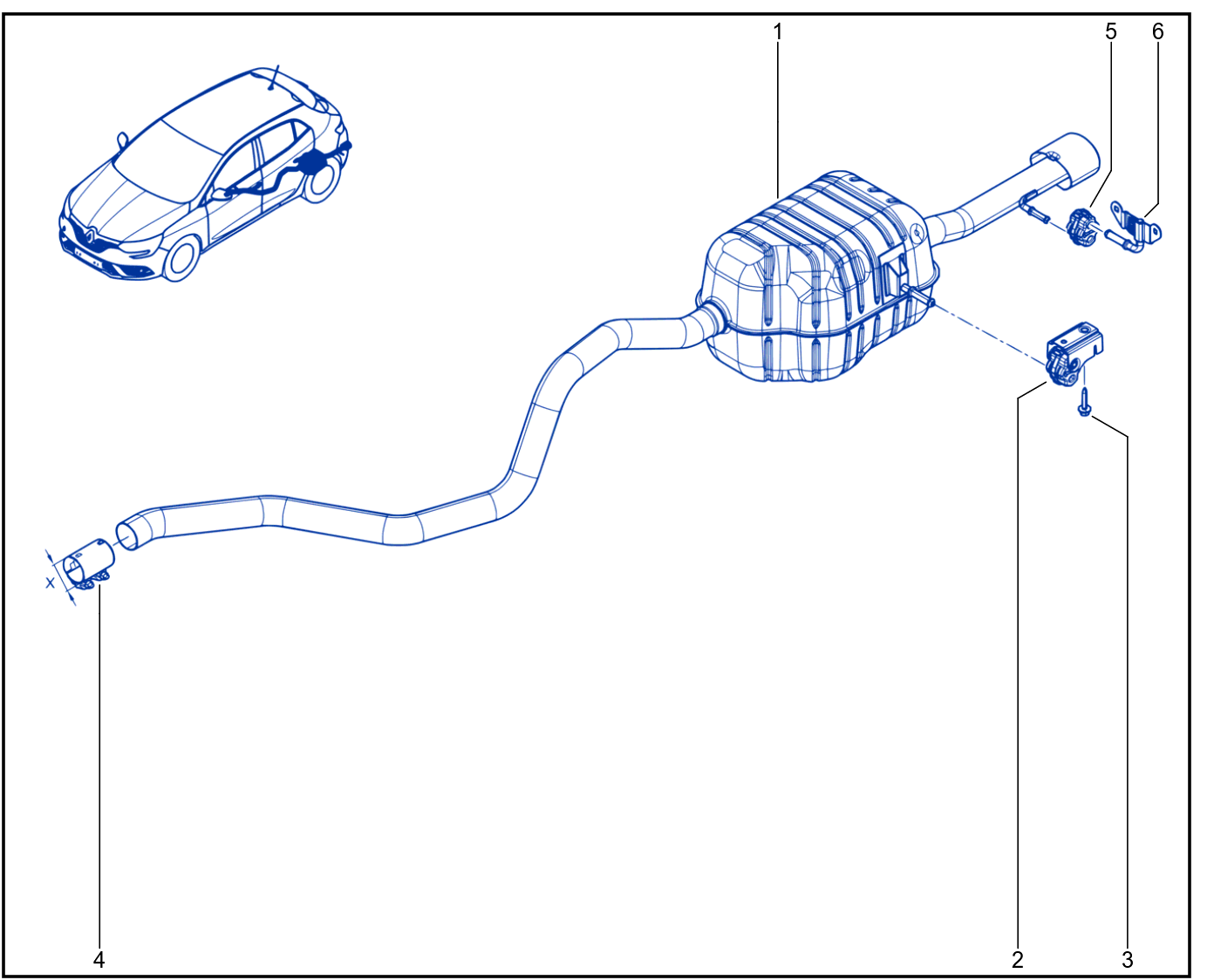 Exhaust Pipe - 01091248