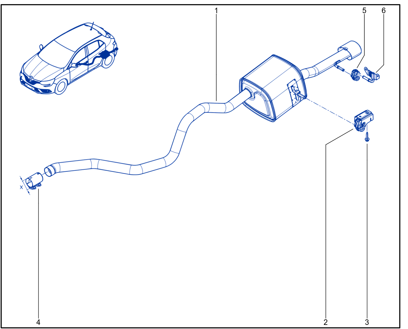 Exhaust Pipe - 01091249