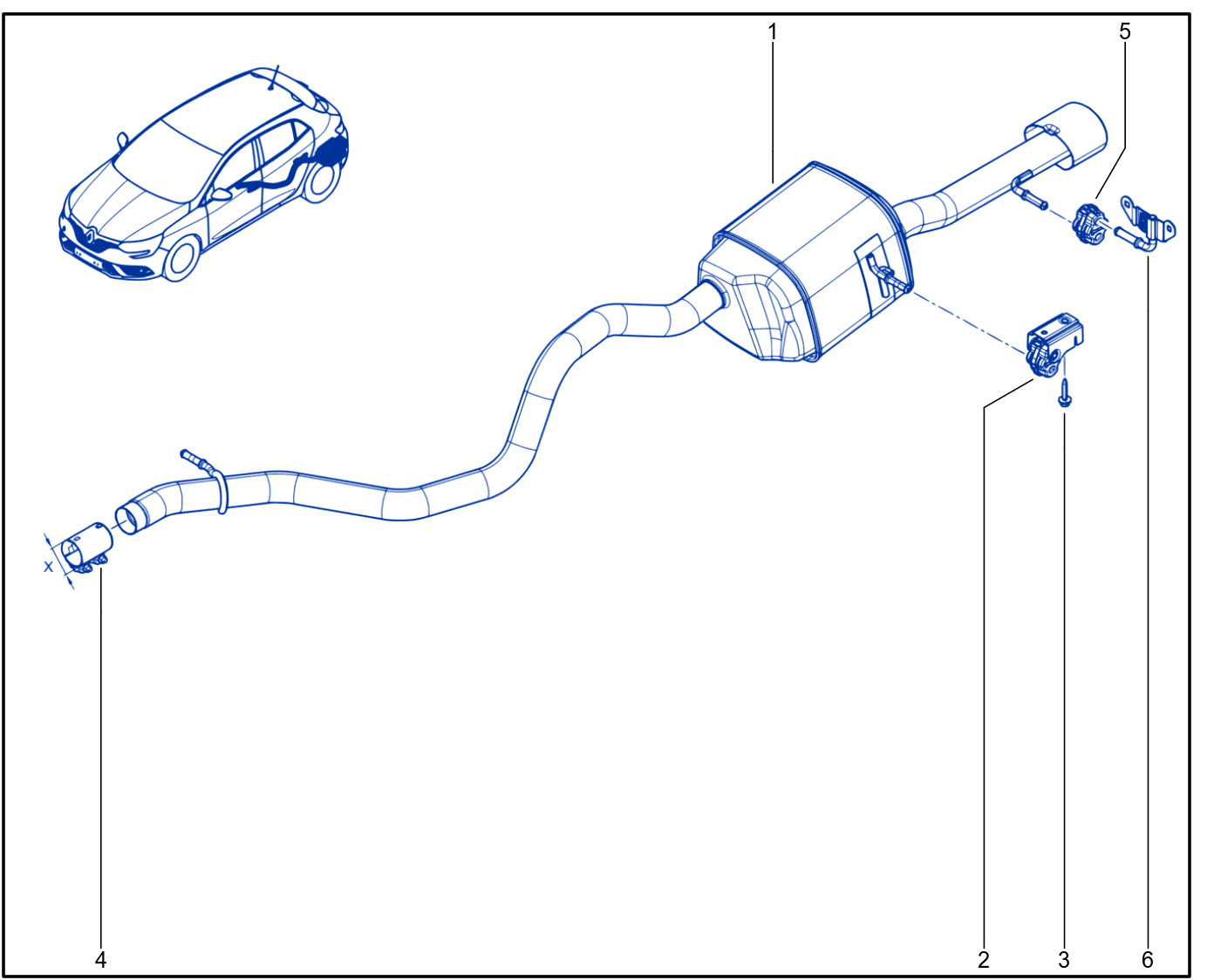 Exhaust Pipe - 01091250