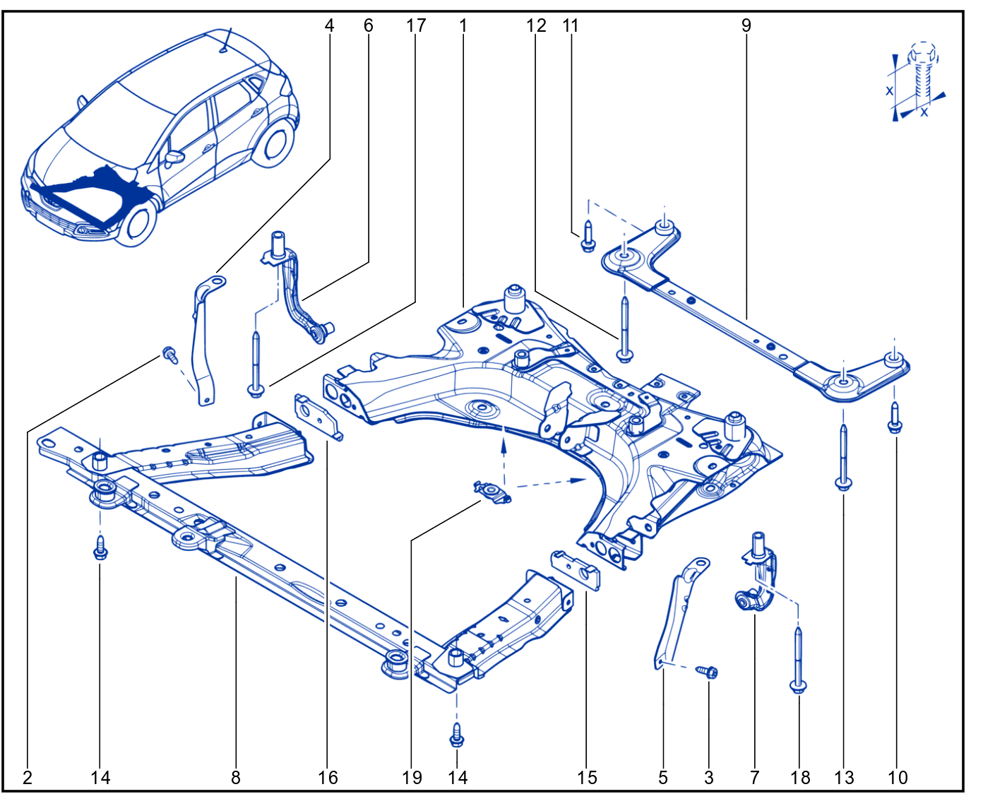 Front Axle Component - 01091271