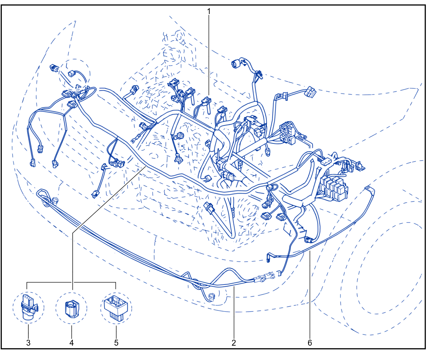 Wiring - Engine Components - 01091356