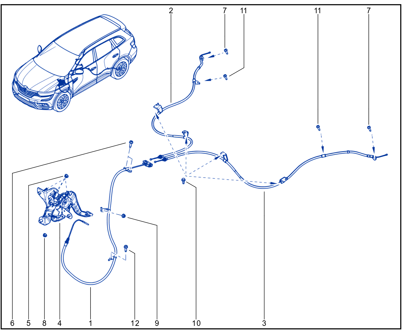 Parking Brake - 01091393