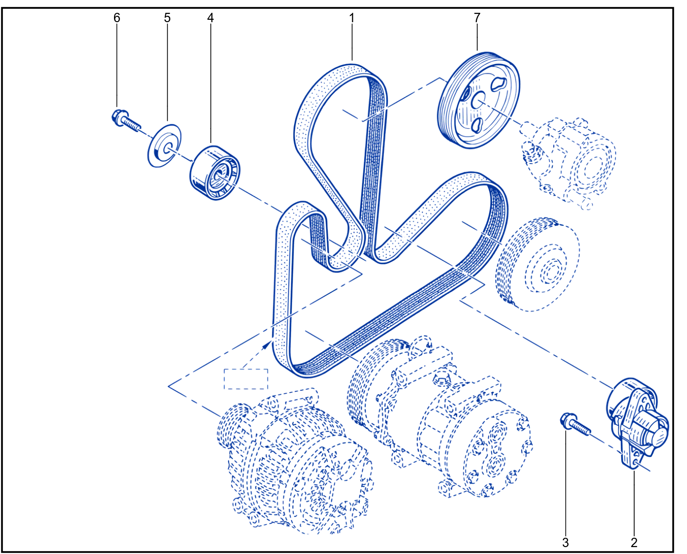 Tensioner - Belt - 01091512