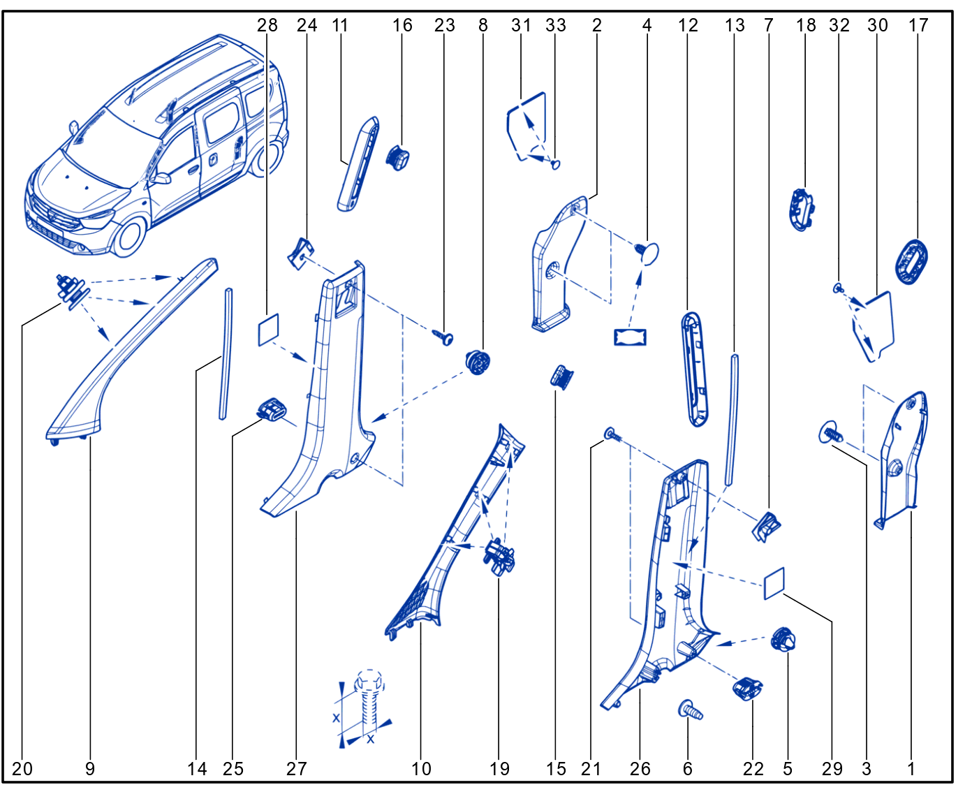 Luggage Compartment Trim - 01091585