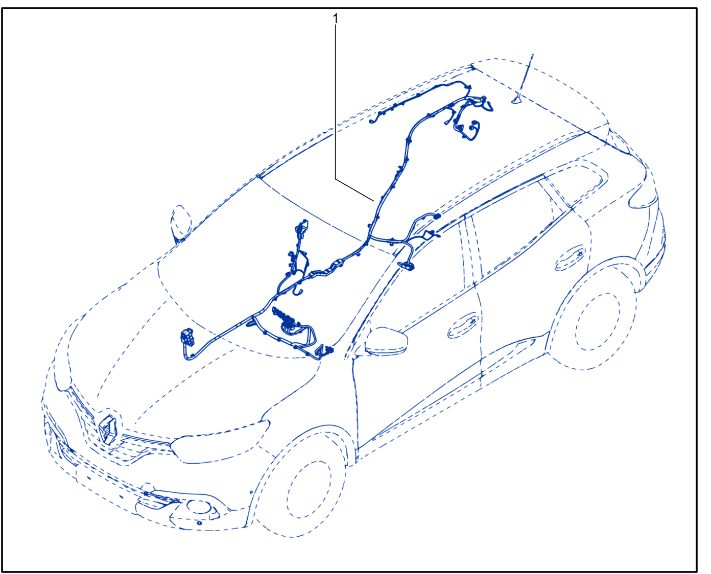 Wiring - Passenger Compartment Components - 01091608