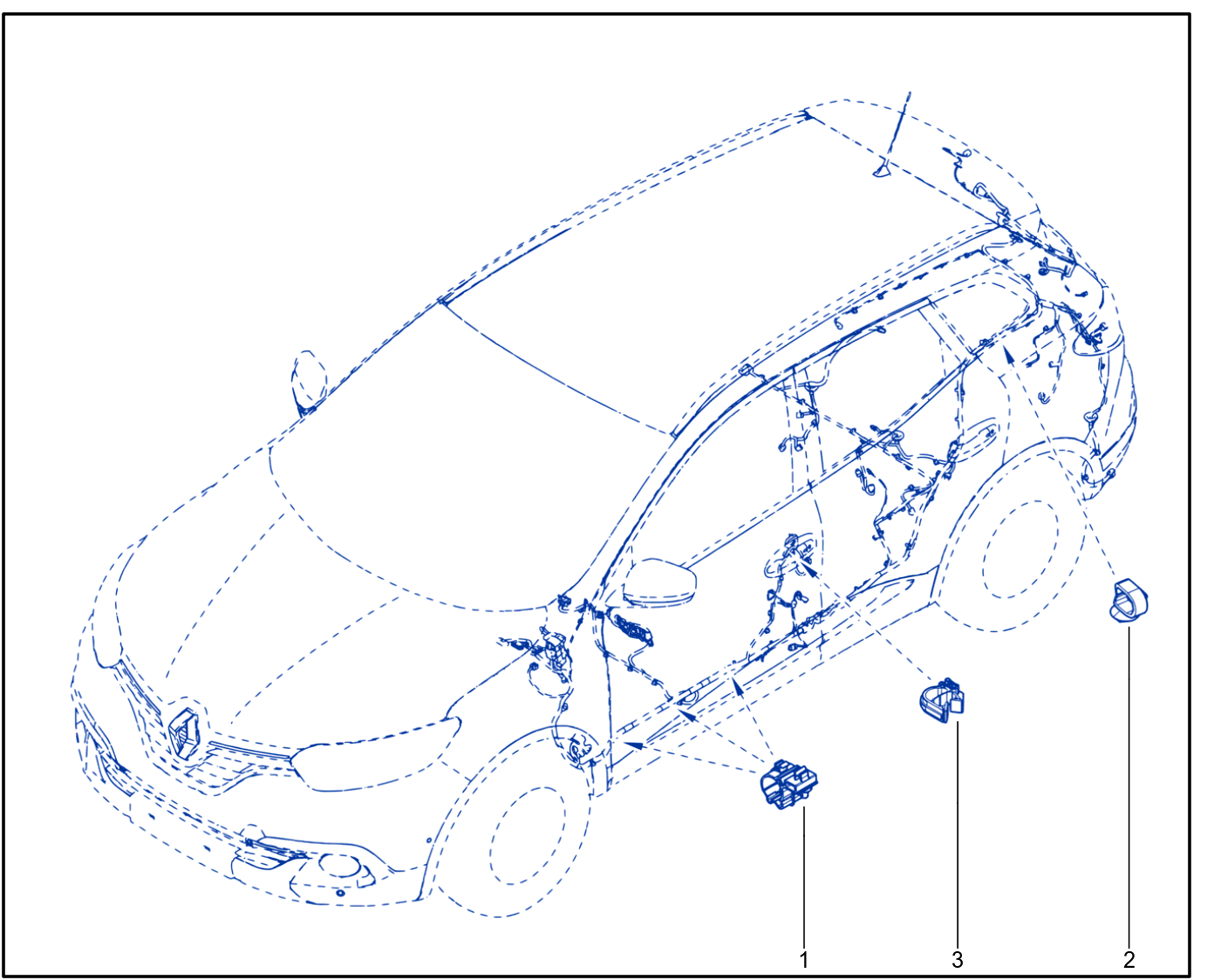 Wiring - Passenger Compartment Components - 01091609