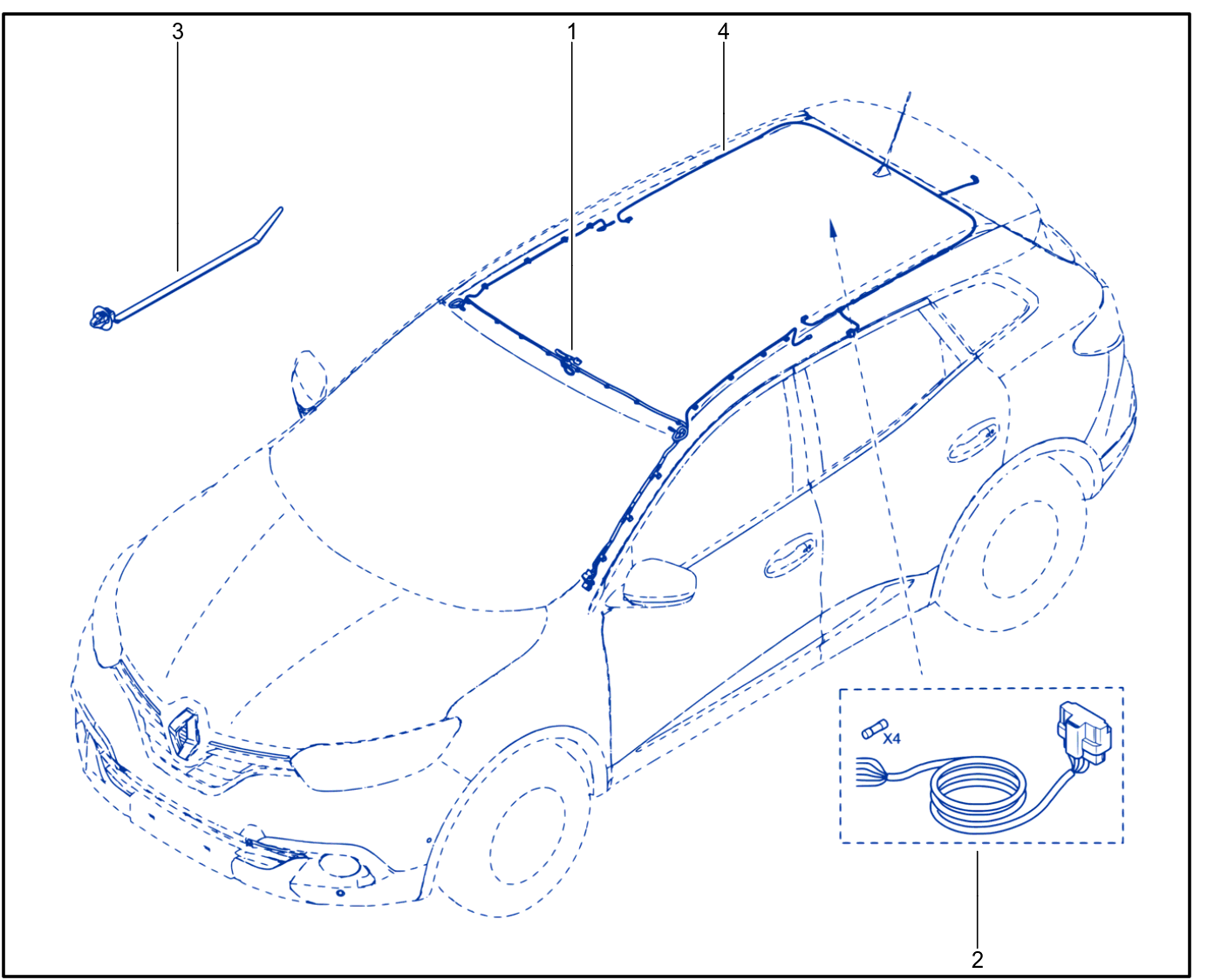 Wiring - Passenger Compartment Components - 01091621