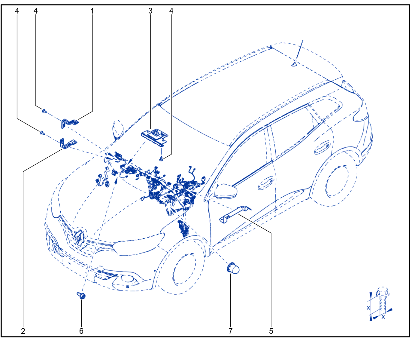 Wiring - Passenger Compartment Components - 01091622