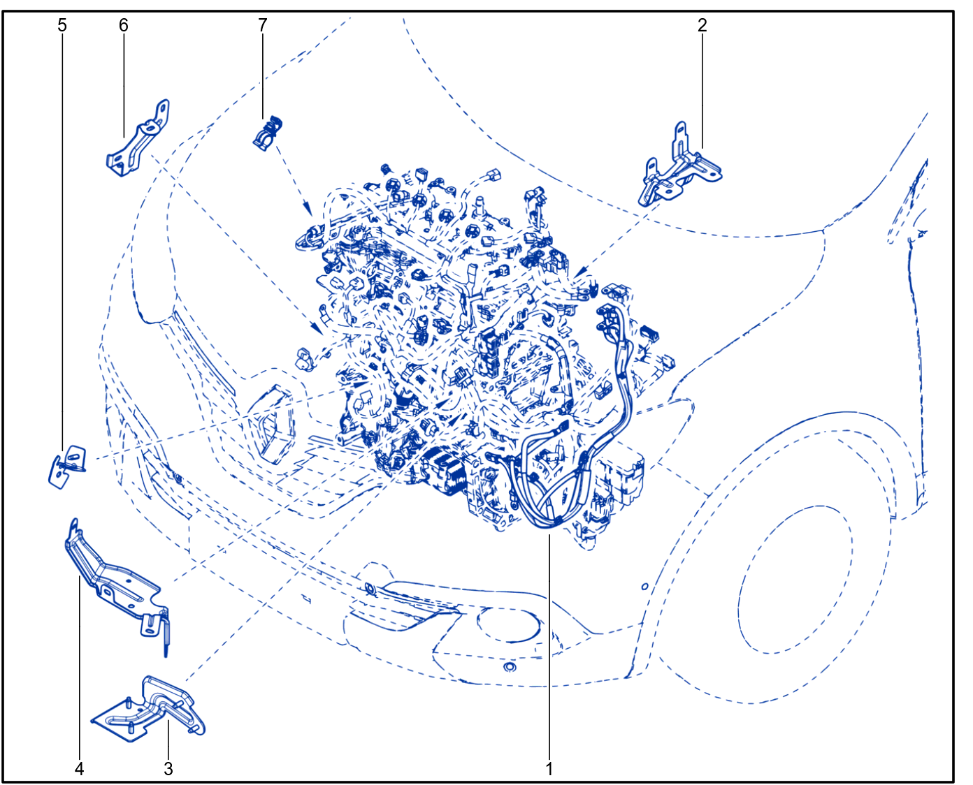 Wiring - Engine Components - 01091623
