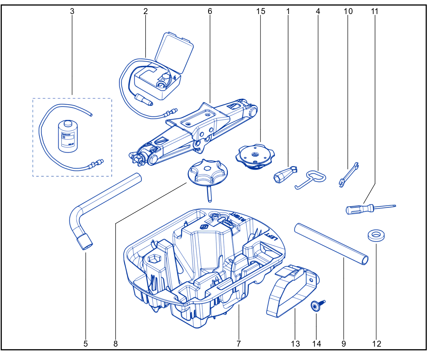 Jack And Anti-Puncture System - 01091656