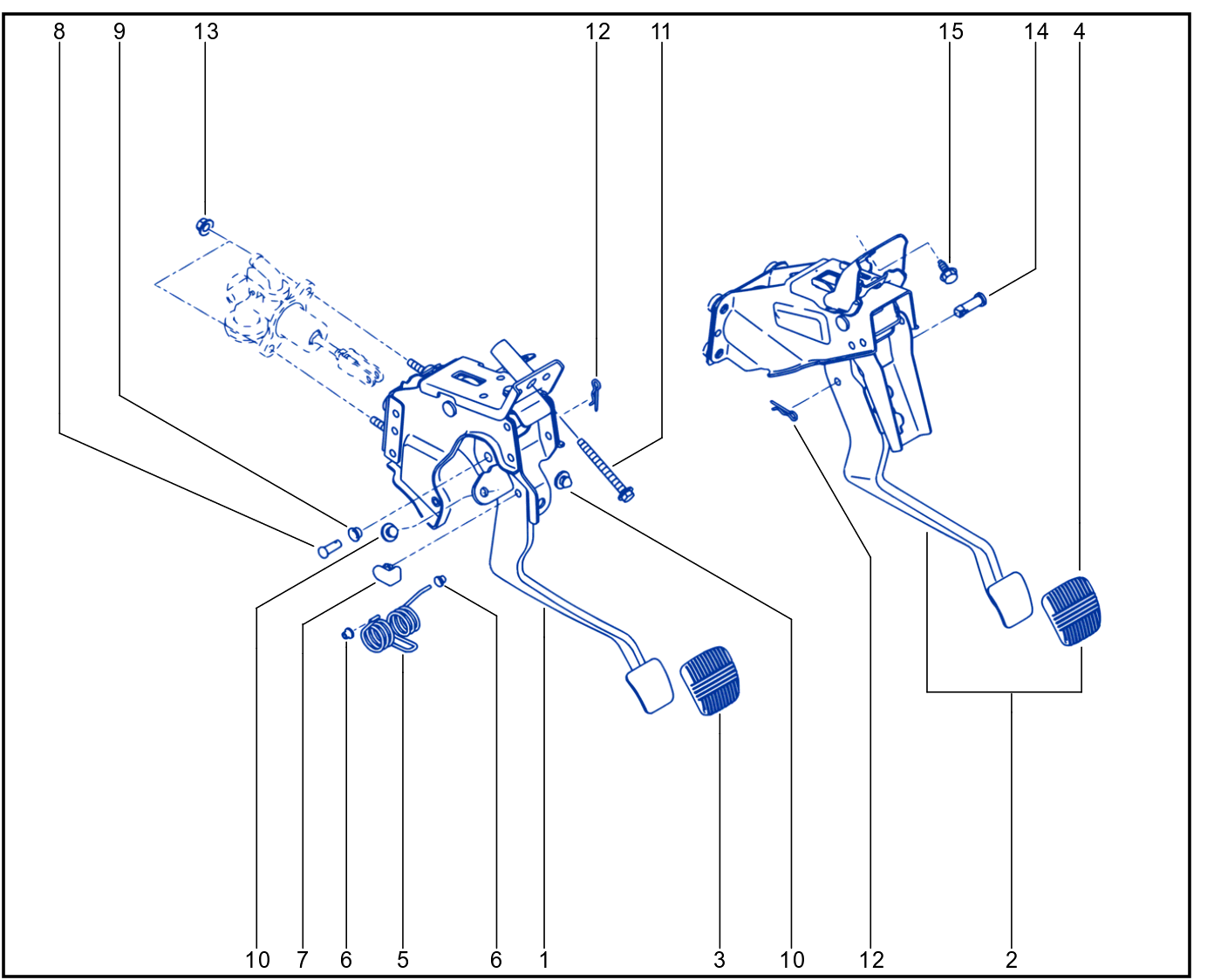 Pedal Assembly - 01091839