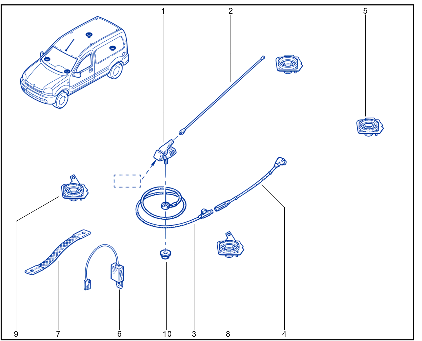 Radio And Equipment - Aerial - 01091956