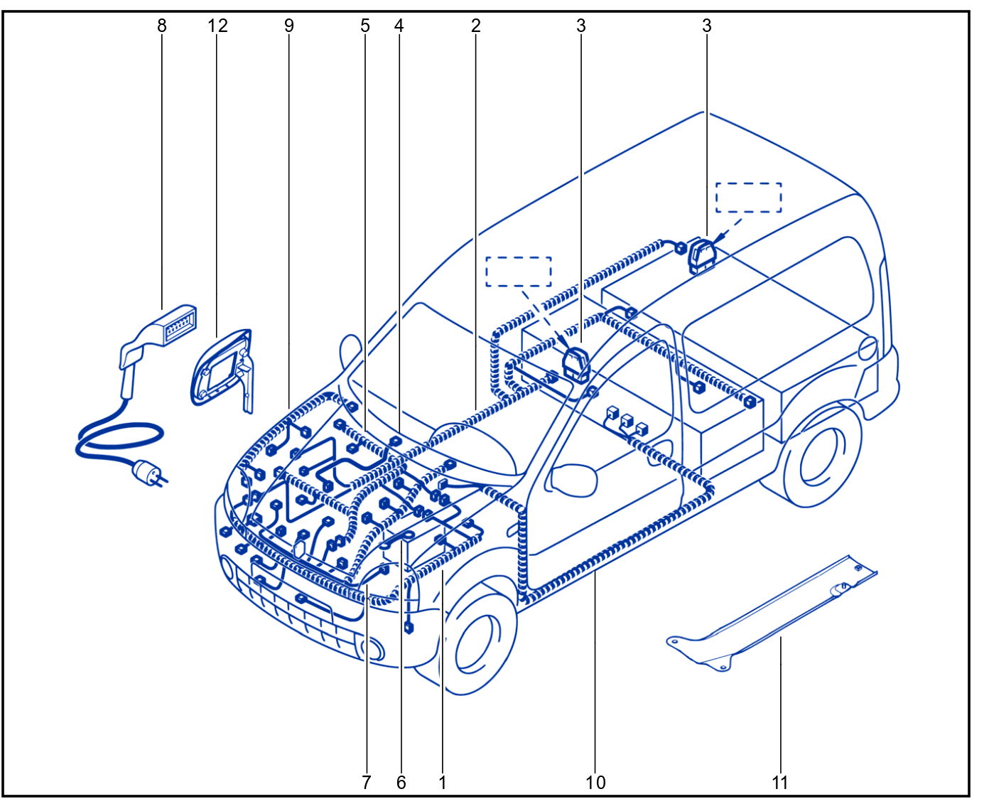 Wiring - Engine Components - 01091970