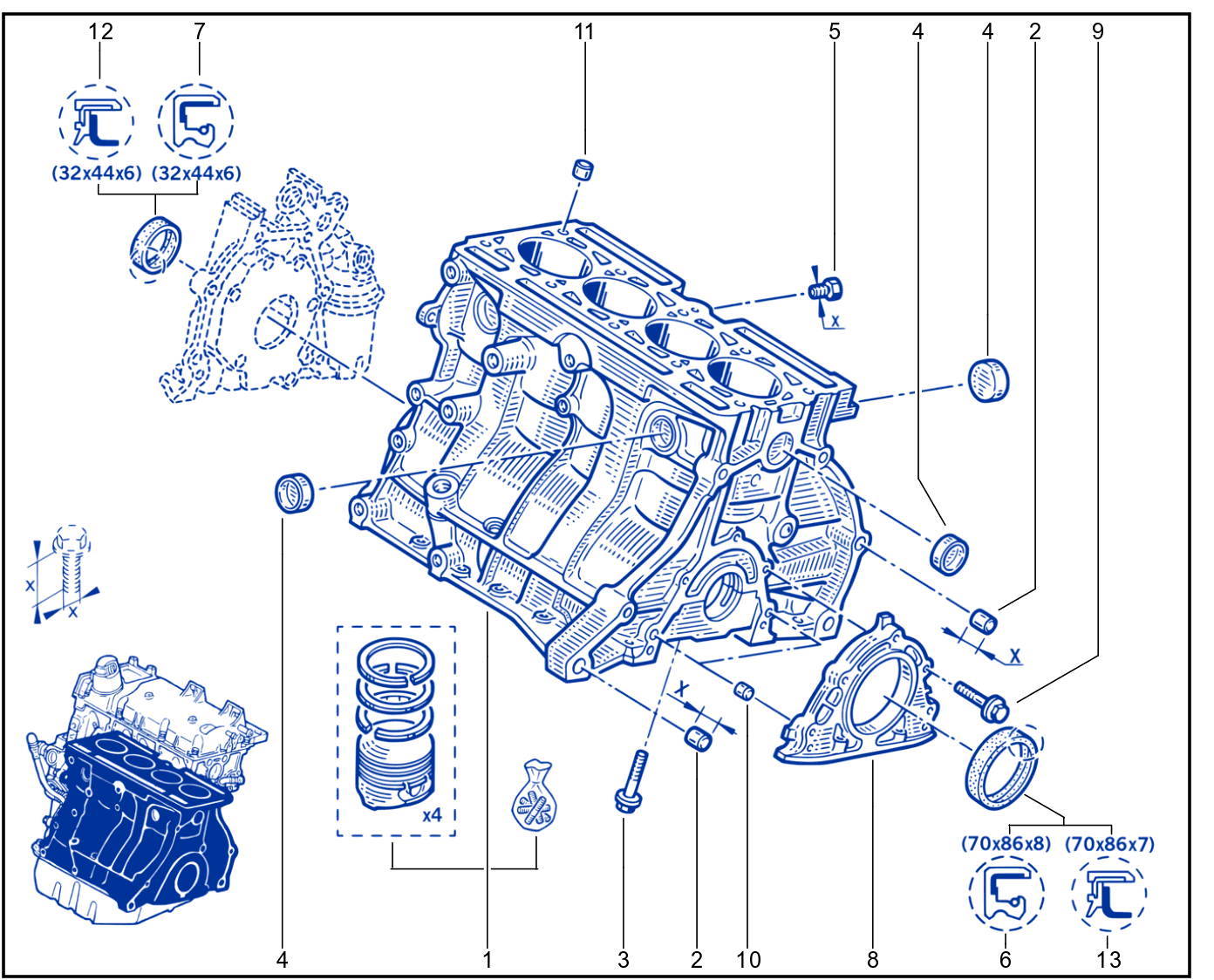 Cylinder Block - 01091976
