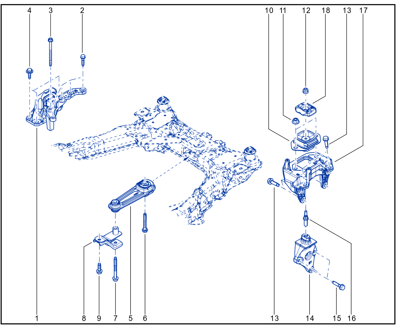 Engine And Transmission Assembly Support - 01092133