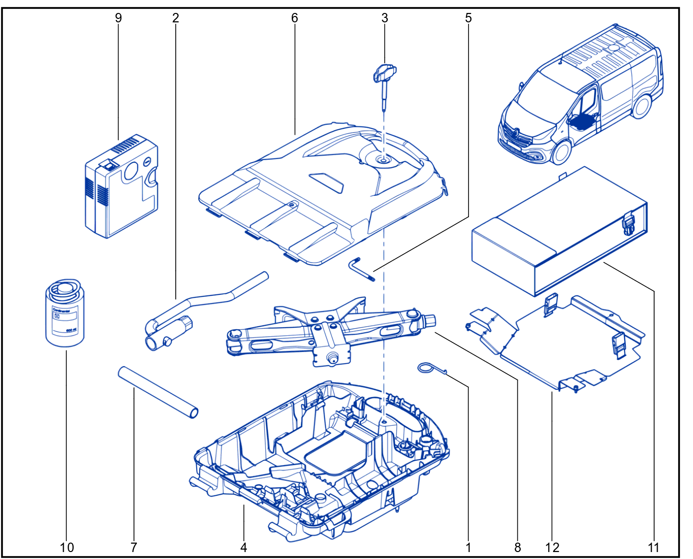 Jack And Anti-Puncture System - 01092140