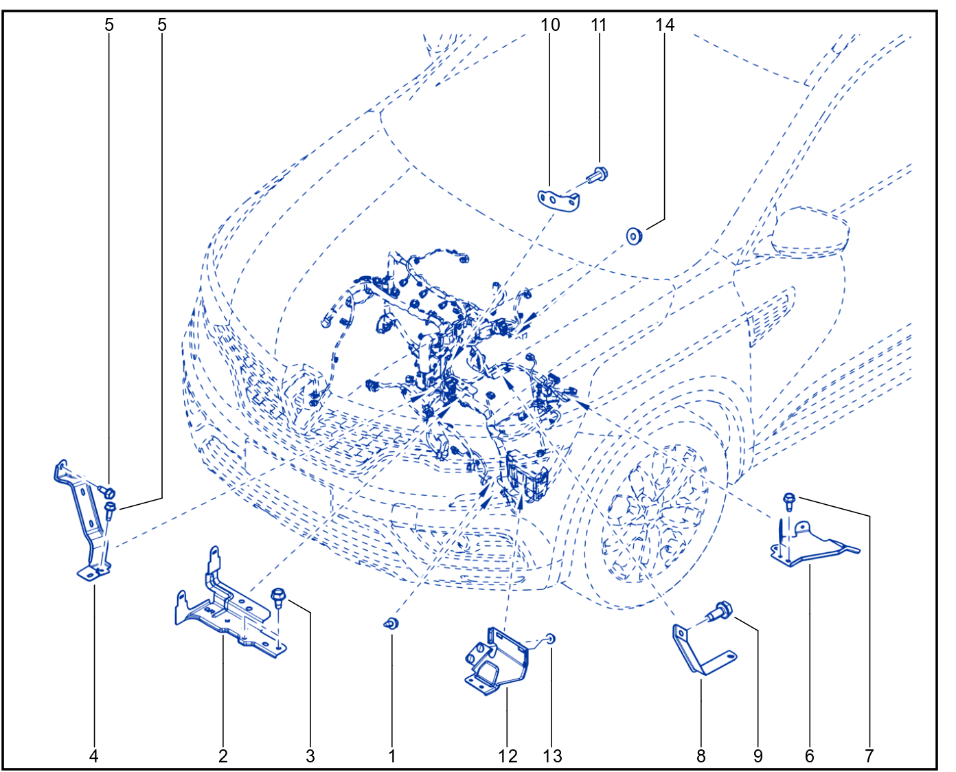 Wiring - Engine Components - 01092195