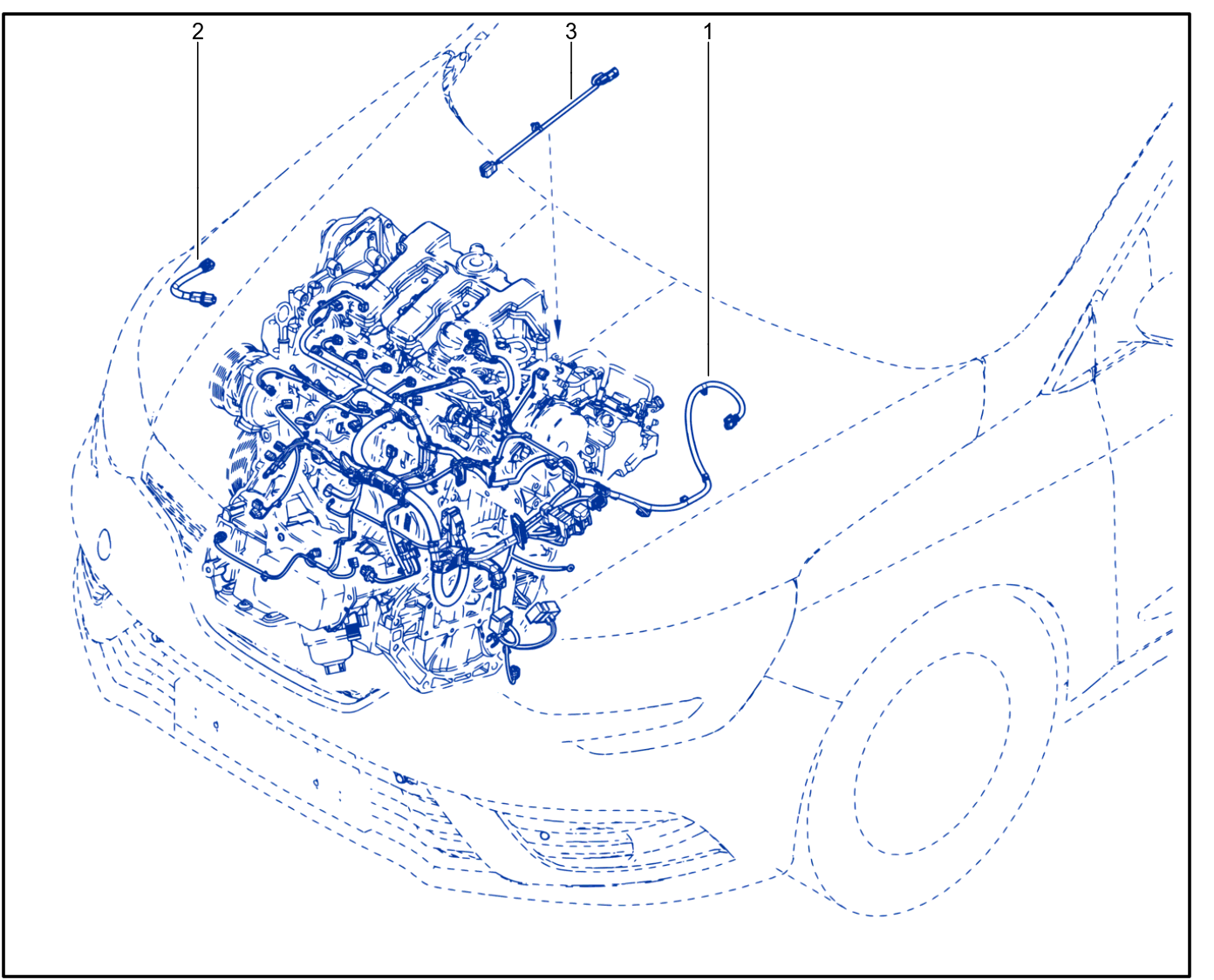 Wiring - Engine Components - 01092365
