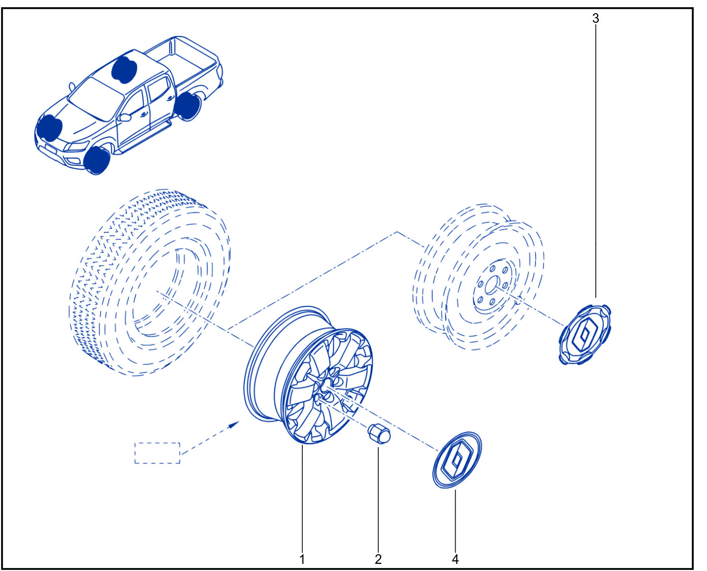 Wheel Nut - 01092837