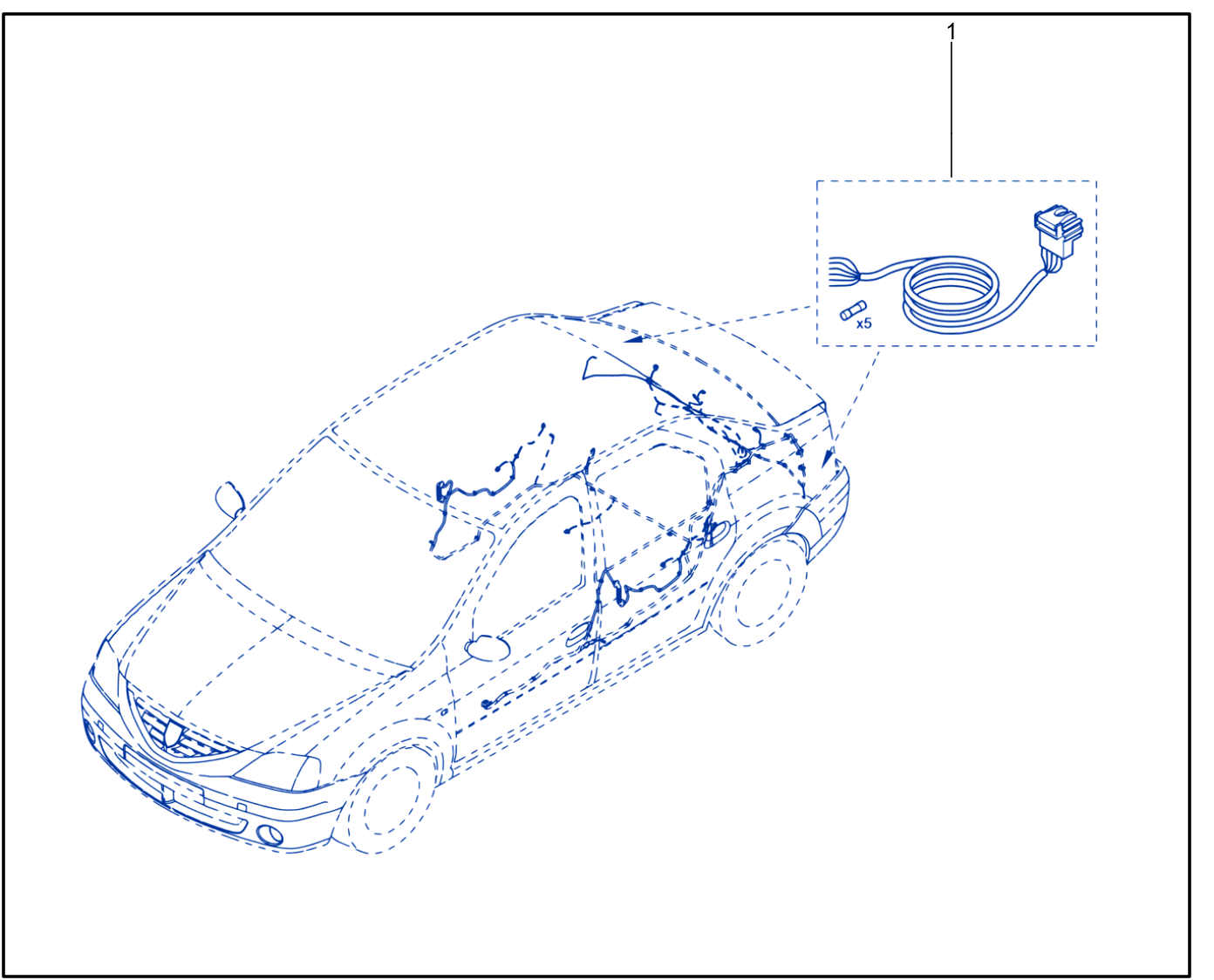 Wiring - Passenger Compartment Components - 01092839