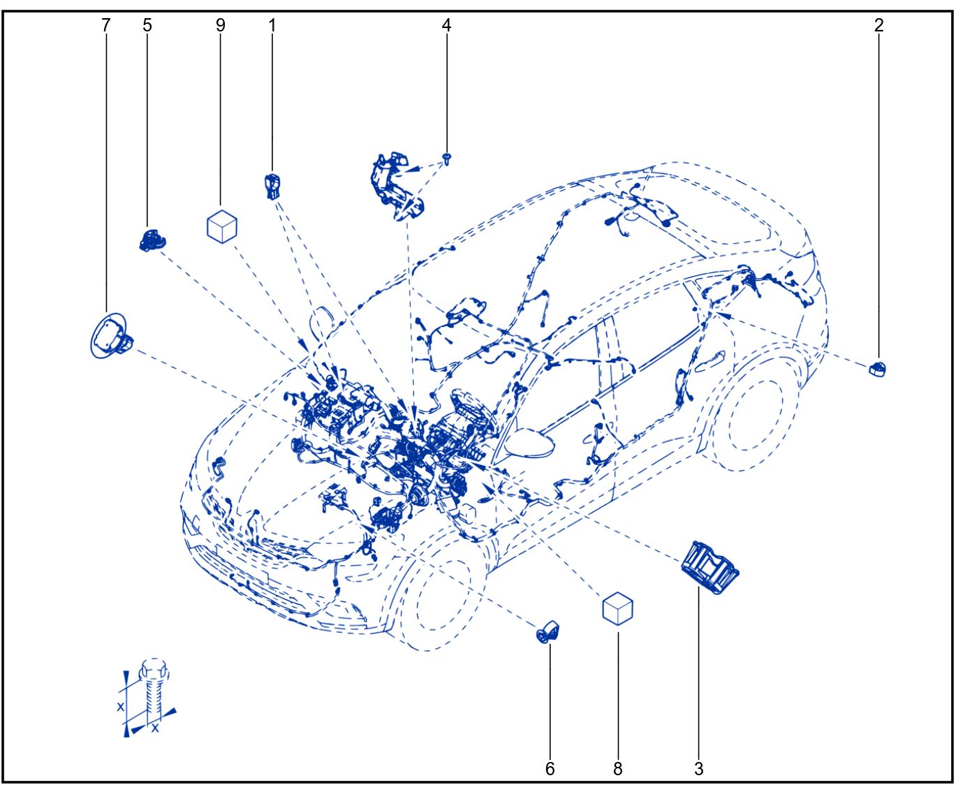 Wiring - Passenger Compartment Components - 01092845