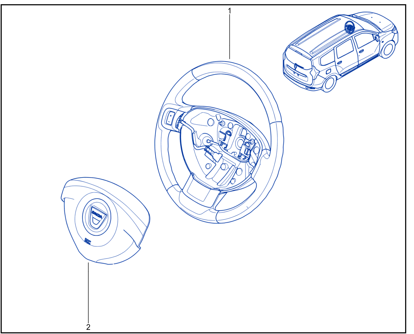 Steering Wheel - 01093153