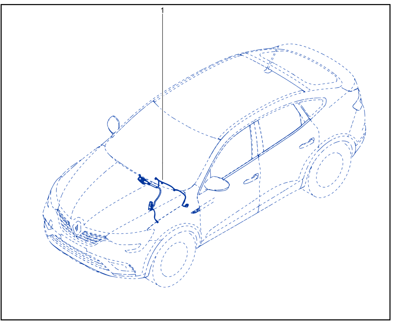 Wiring - Front End Panel Components - 01093161
