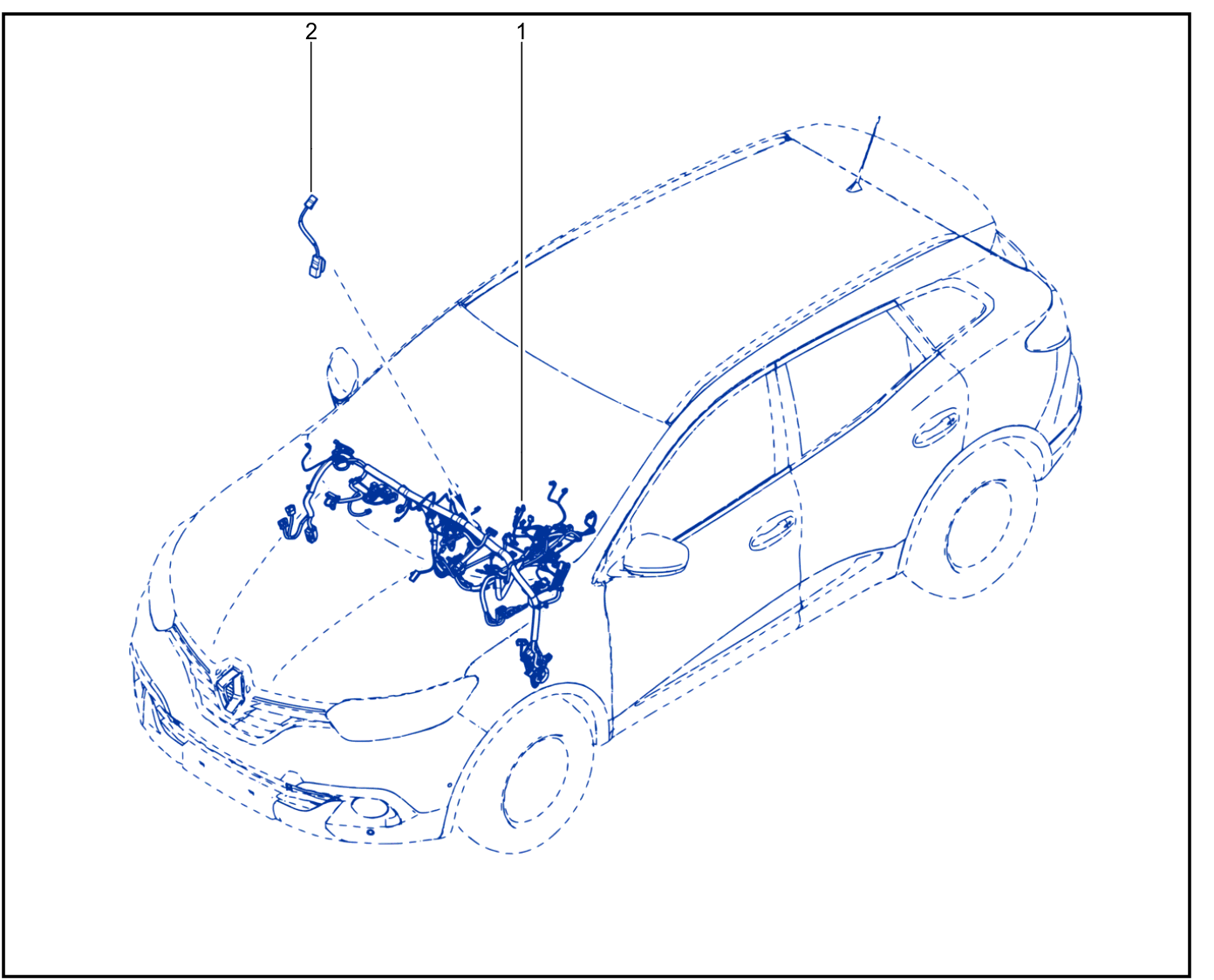 Wiring - Passenger Compartment Components - 01093286