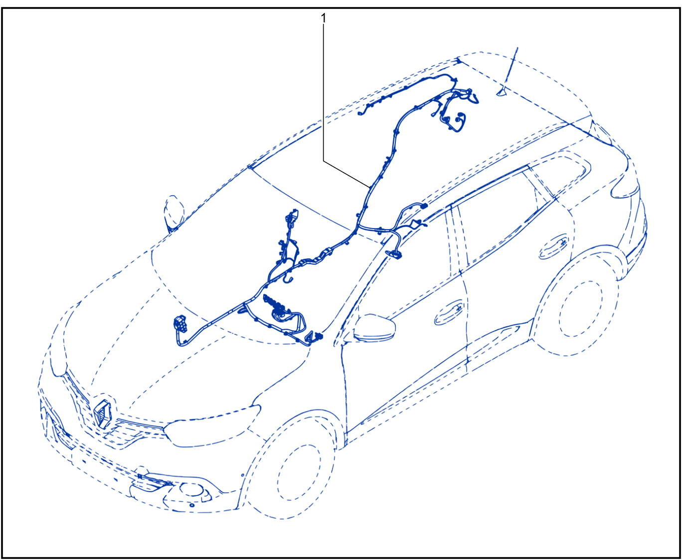 Wiring - Passenger Compartment Components - 01093287
