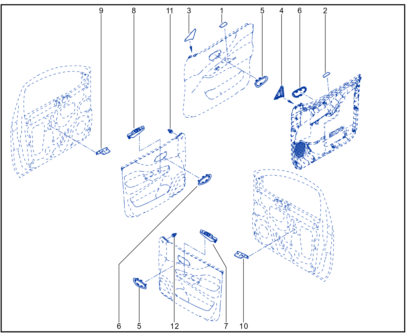 Side Opening Element Trim - 01093359