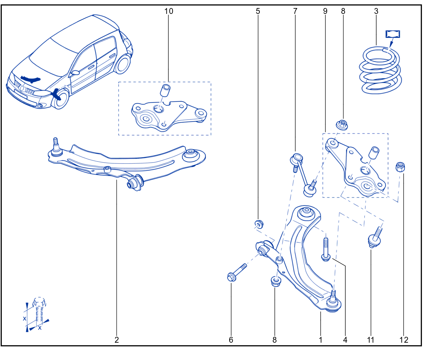 Front Axle Component - 01093384